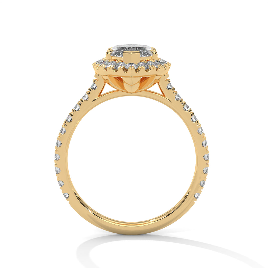 Majestic Halo 3 CT Marquise-Cut Lab Grown Diamond Ring | 3.72 CTW