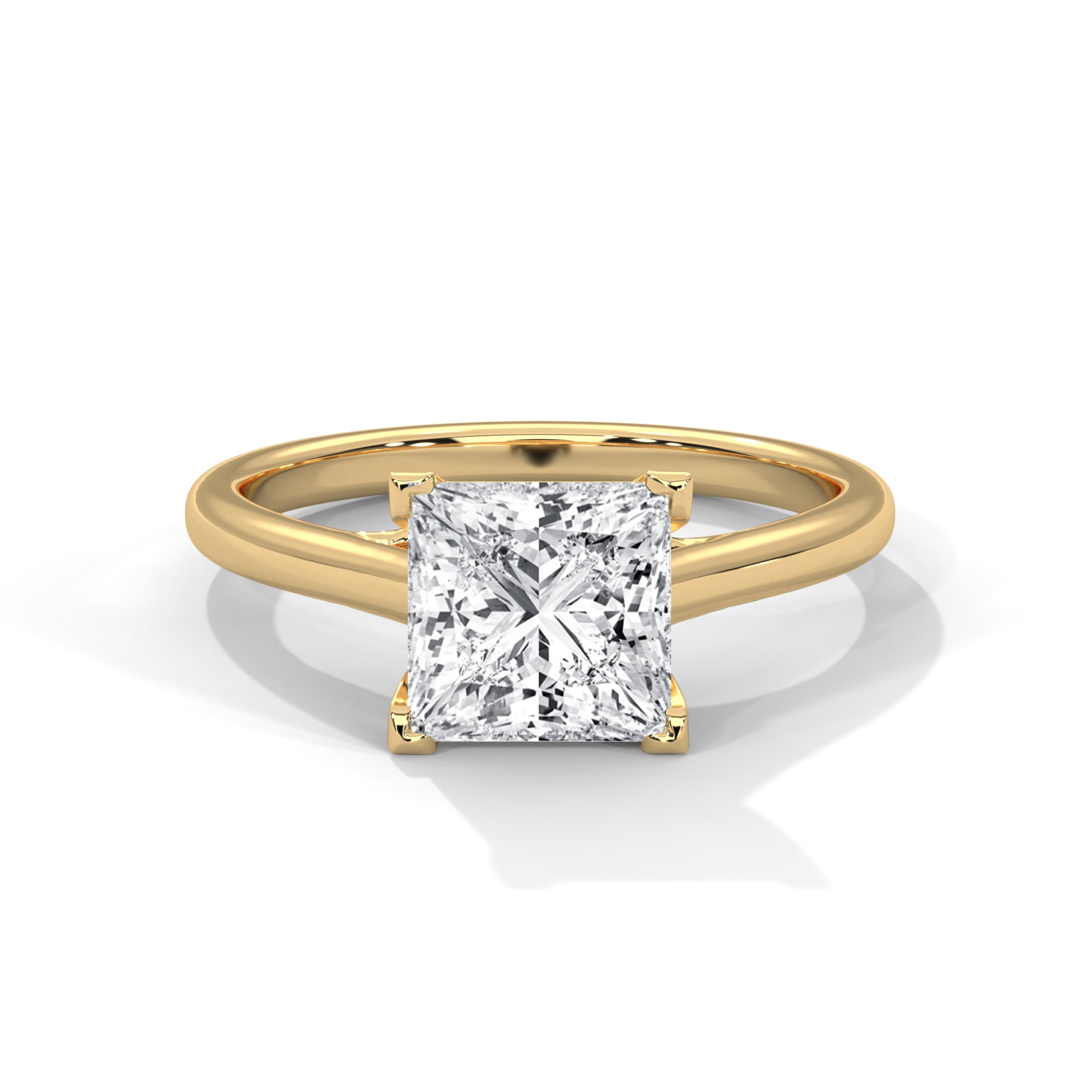 Elegance Timeless 1.5 CT Princess Lab-Grown Diamond Ring