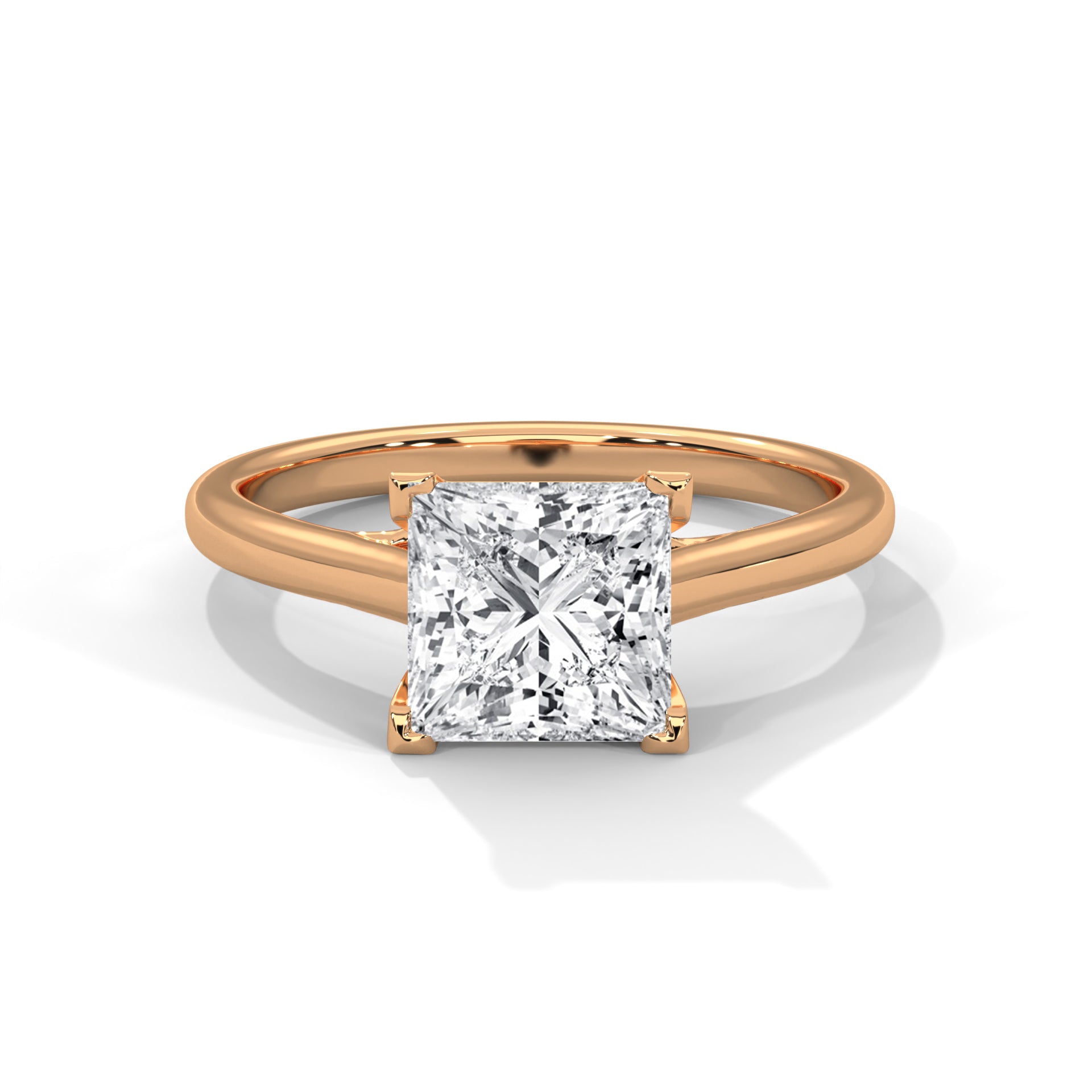 Elegance Timeless 1.5 CT Princess Lab-Grown Diamond Ring