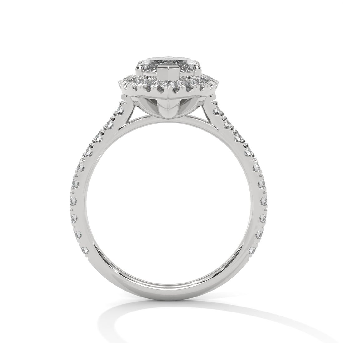 Majestic Halo 3 CT Marquise-Cut Lab Grown Diamond Ring | 3.72 CTW