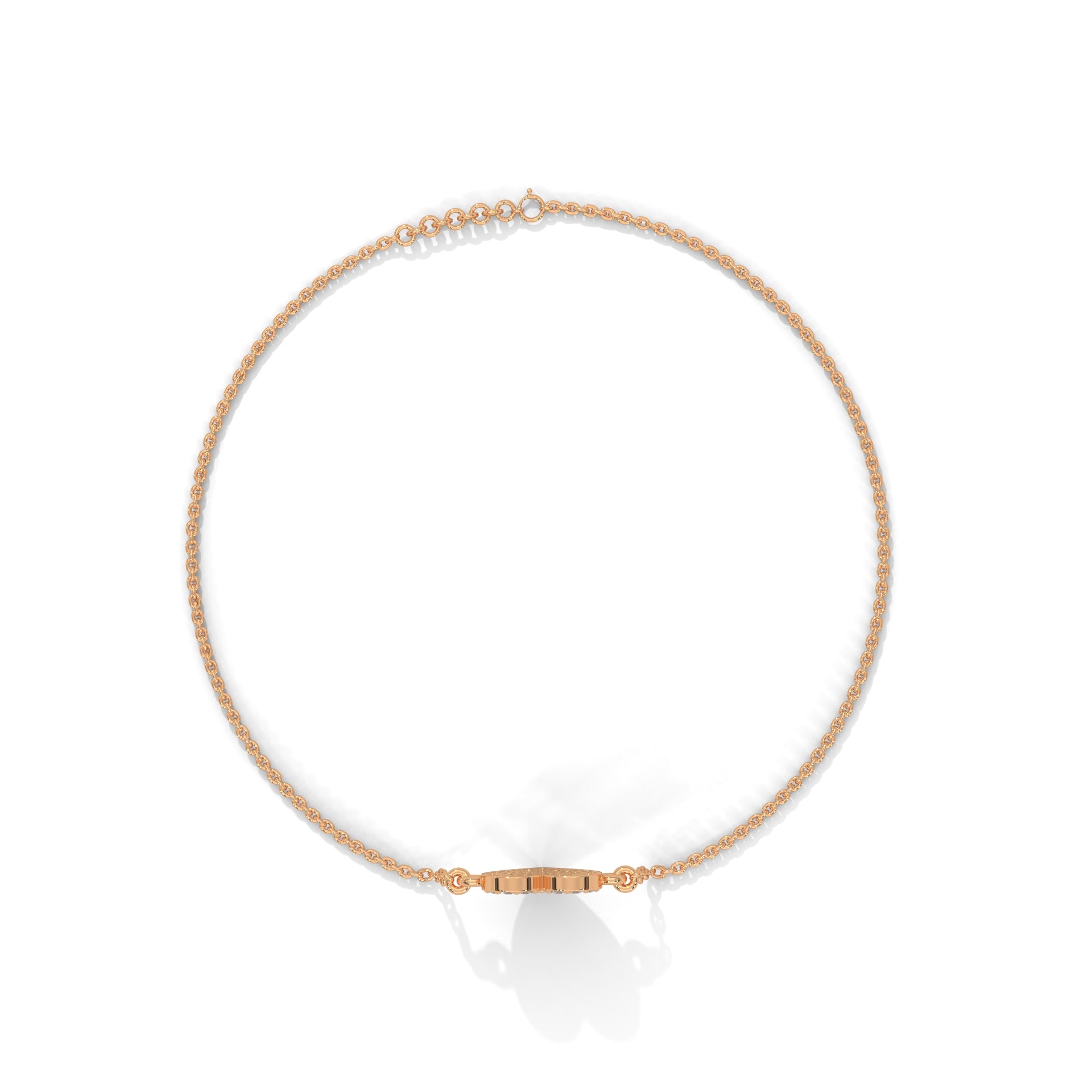 Amora Pave-Set Heart Lab-Grown Diamond Gold Bracelet | 0.26 CTW