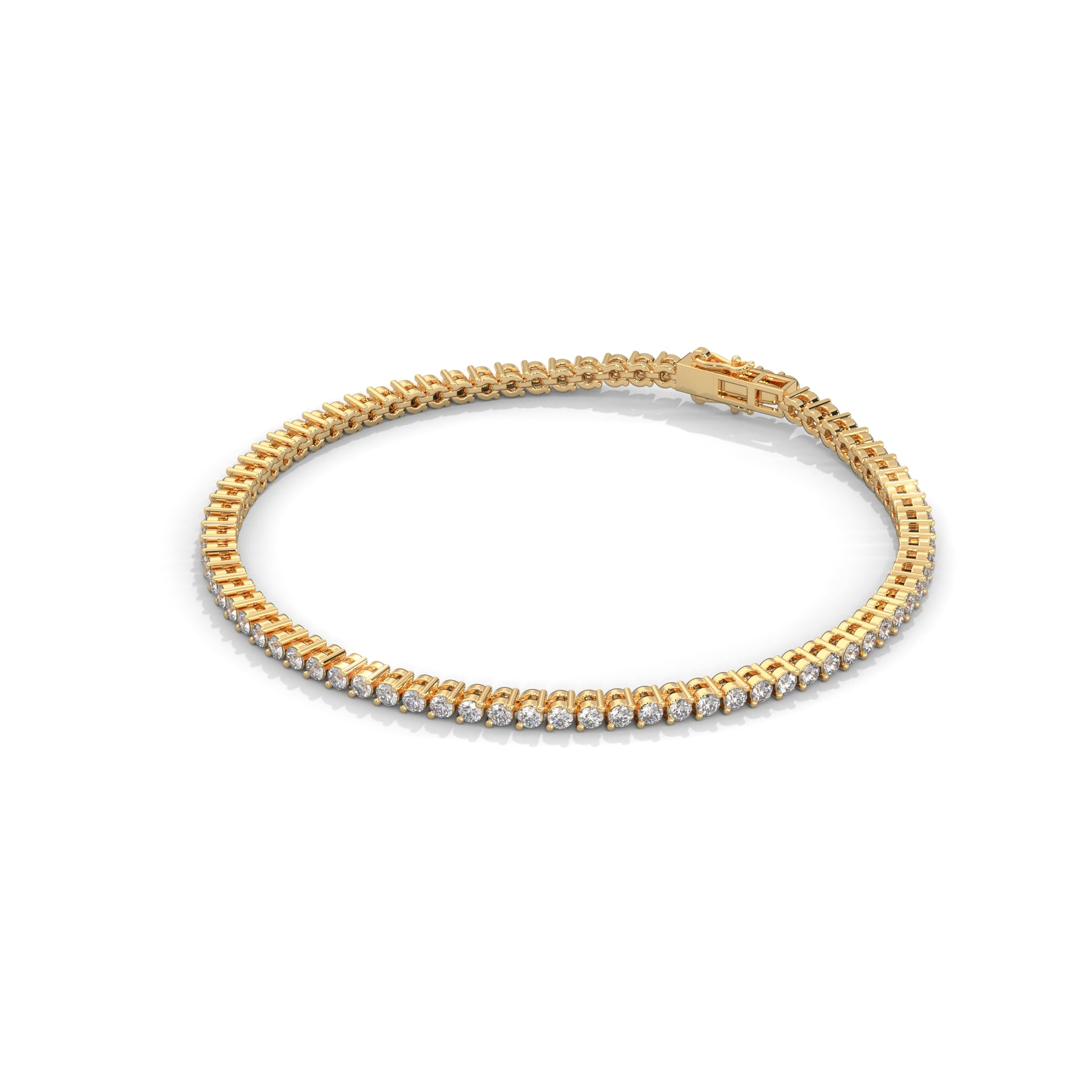 CelesteGrad Round-Cut Lab-Grown Diamond Graduated Tennis Bracelet | 2.29 CTW