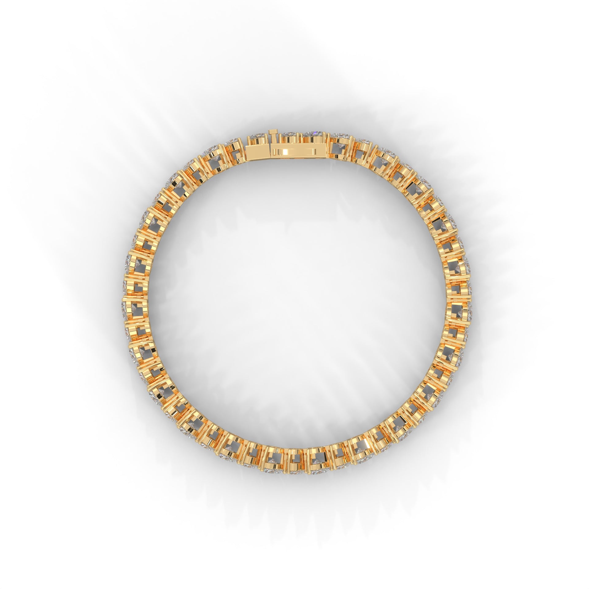 EternalHeart Heart-Cut Lab-Grown Diamond Tennis Bracelet | 10.4 CTW