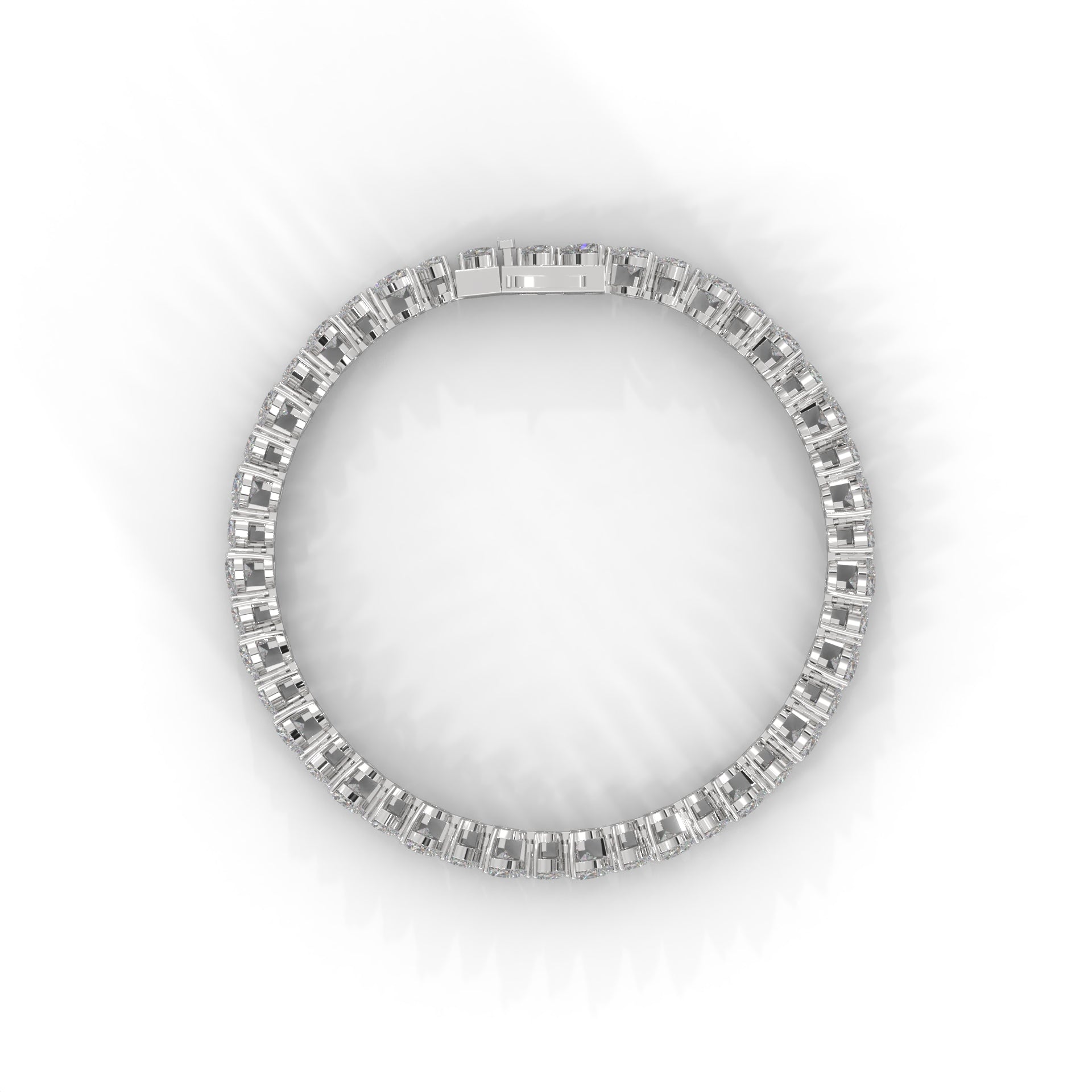 EternalHeart Heart-Cut Lab-Grown Diamond Tennis Bracelet | 10.4 CTW