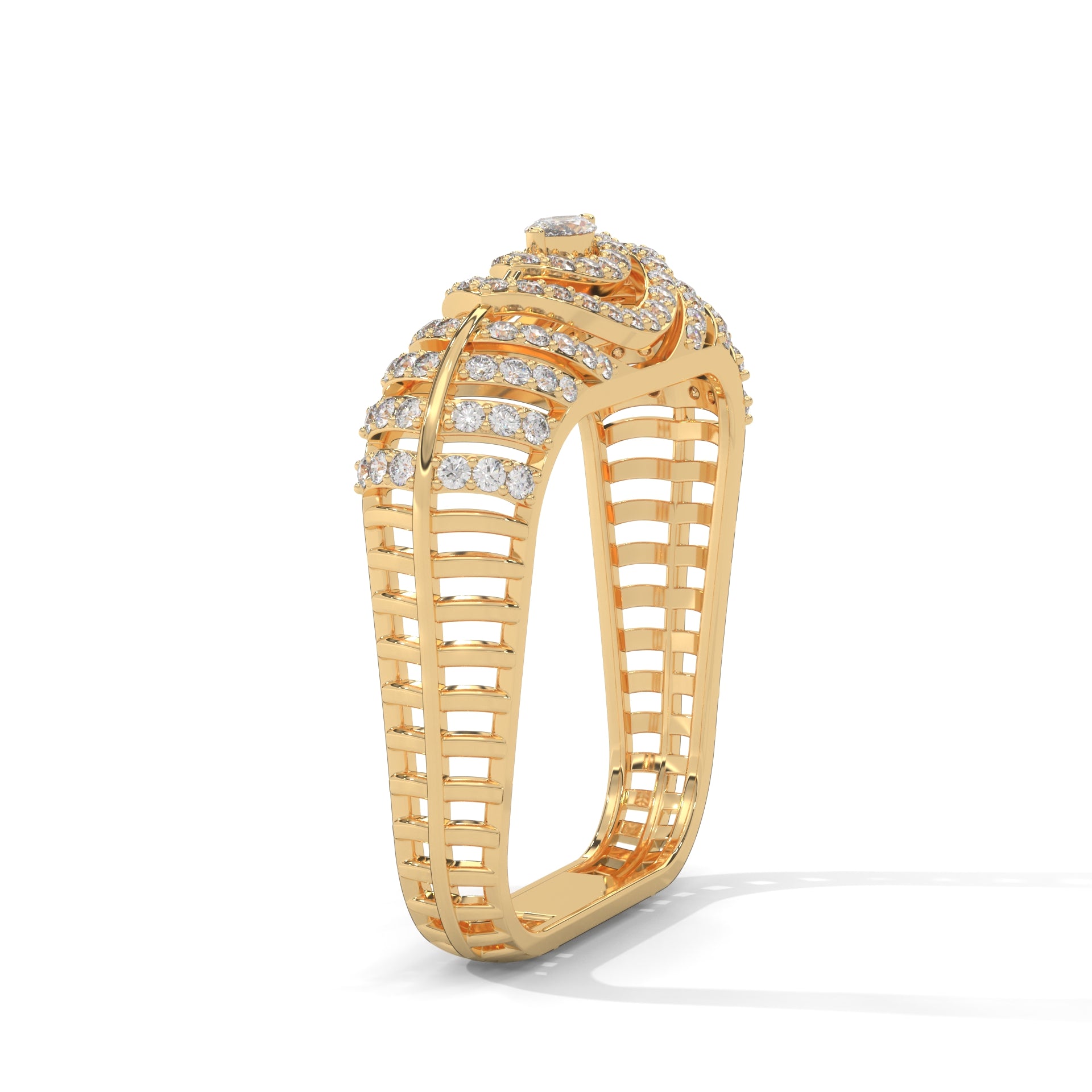 Celestia 0.58 CTW Marquise & Round Lab-Grown Diamond Ring