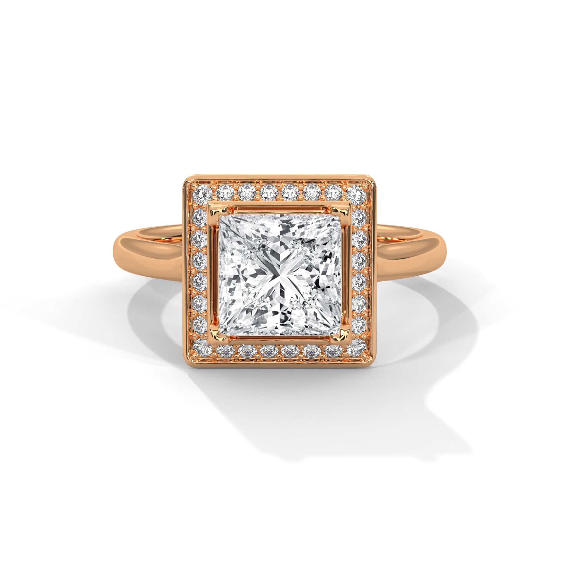 Regal 1.5CT Princess Lab-Grown Diamond Engagement Ring | 1.68 CTW