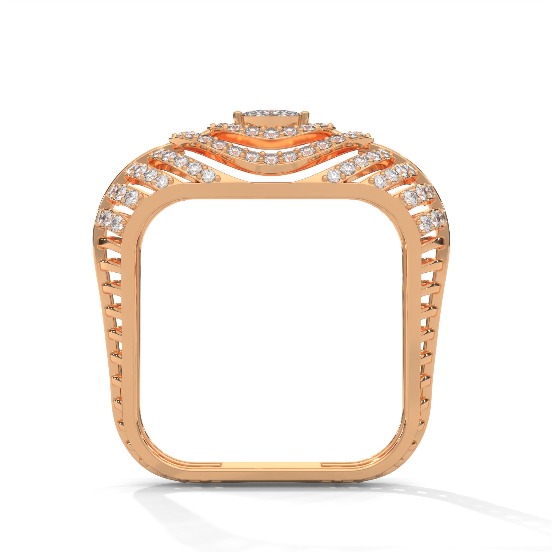 Celestia 0.58 CTW Marquise & Round Lab-Grown Diamond Ring