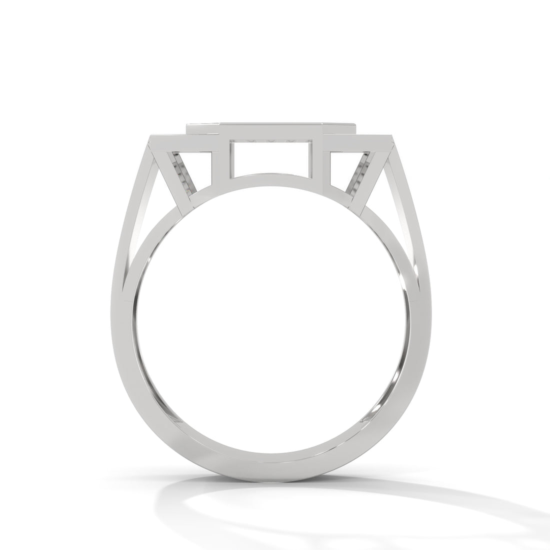Prestige 0.73 CTW Round Lab-Grown Diamond Octagon Men's Ring