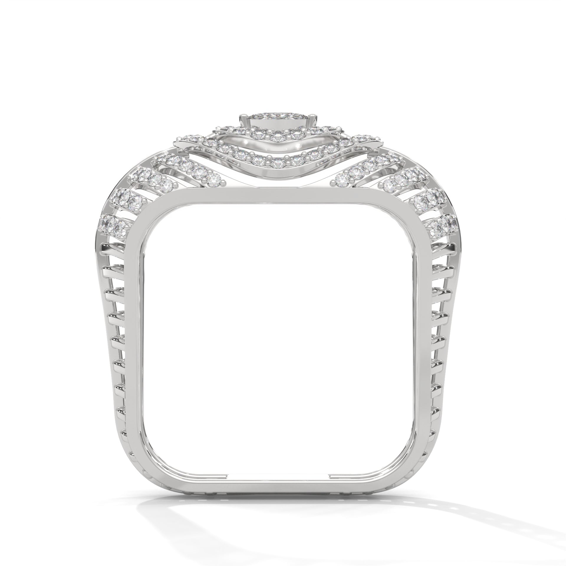 Celestia 0.58 CTW Marquise & Round Lab-Grown Diamond Ring