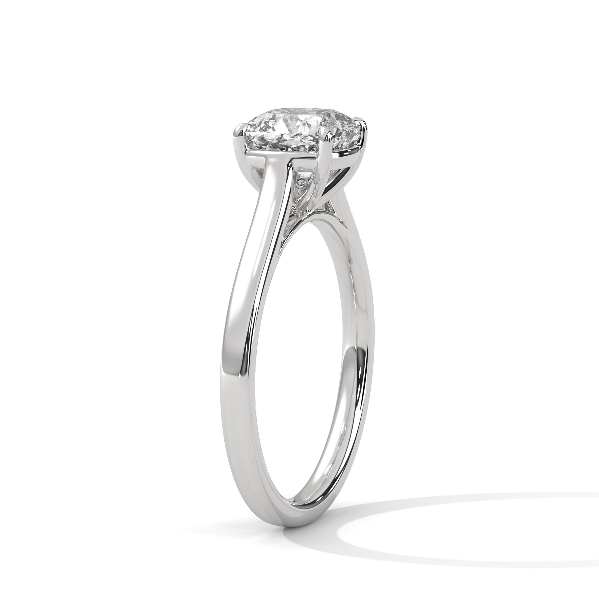 Celestia 2.00 CT Cushion-Cut Diamond Solitaire Ring | 14K & 18K Gold
