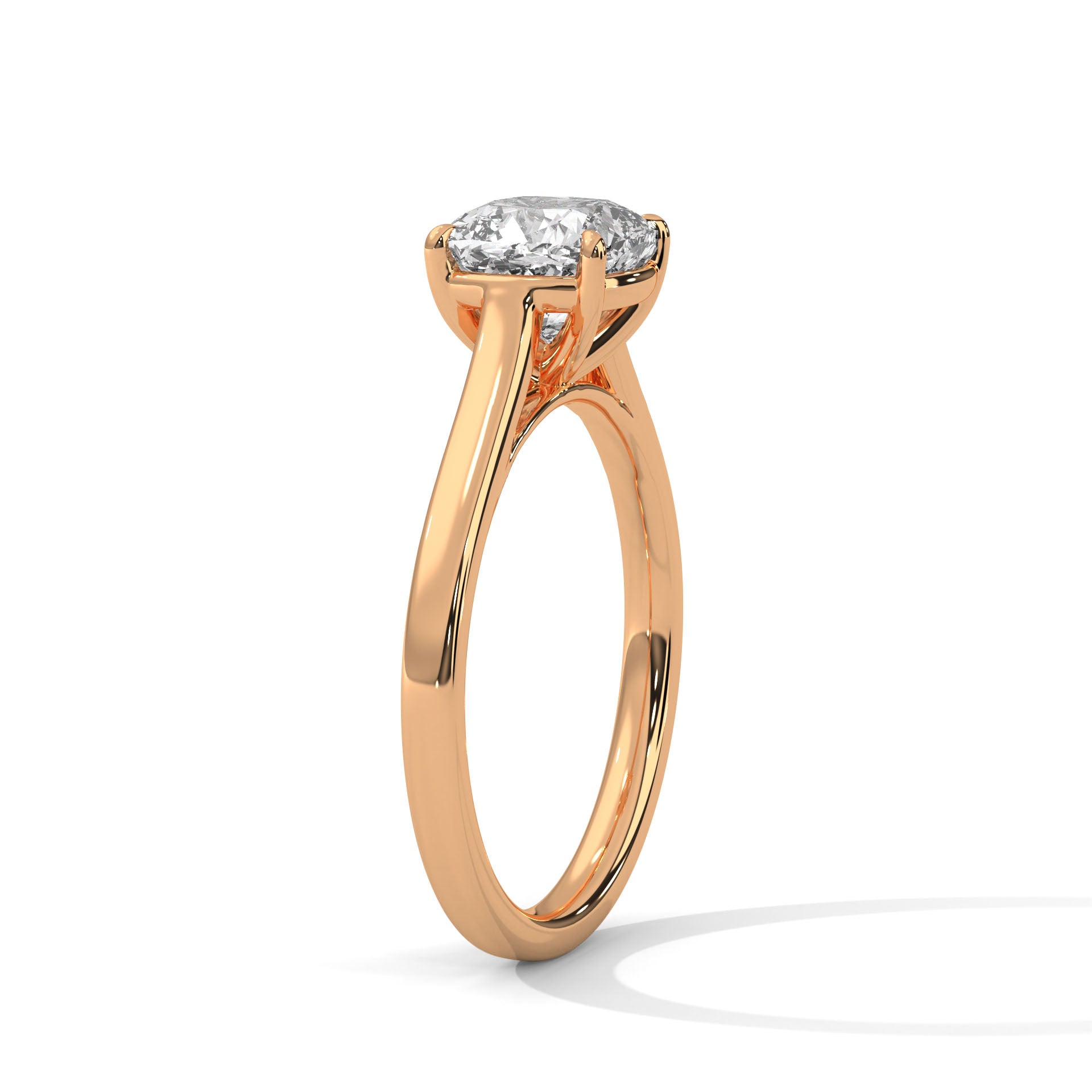 Celestia 2.00 CT Cushion-Cut Diamond Solitaire Ring | 14K & 18K Gold