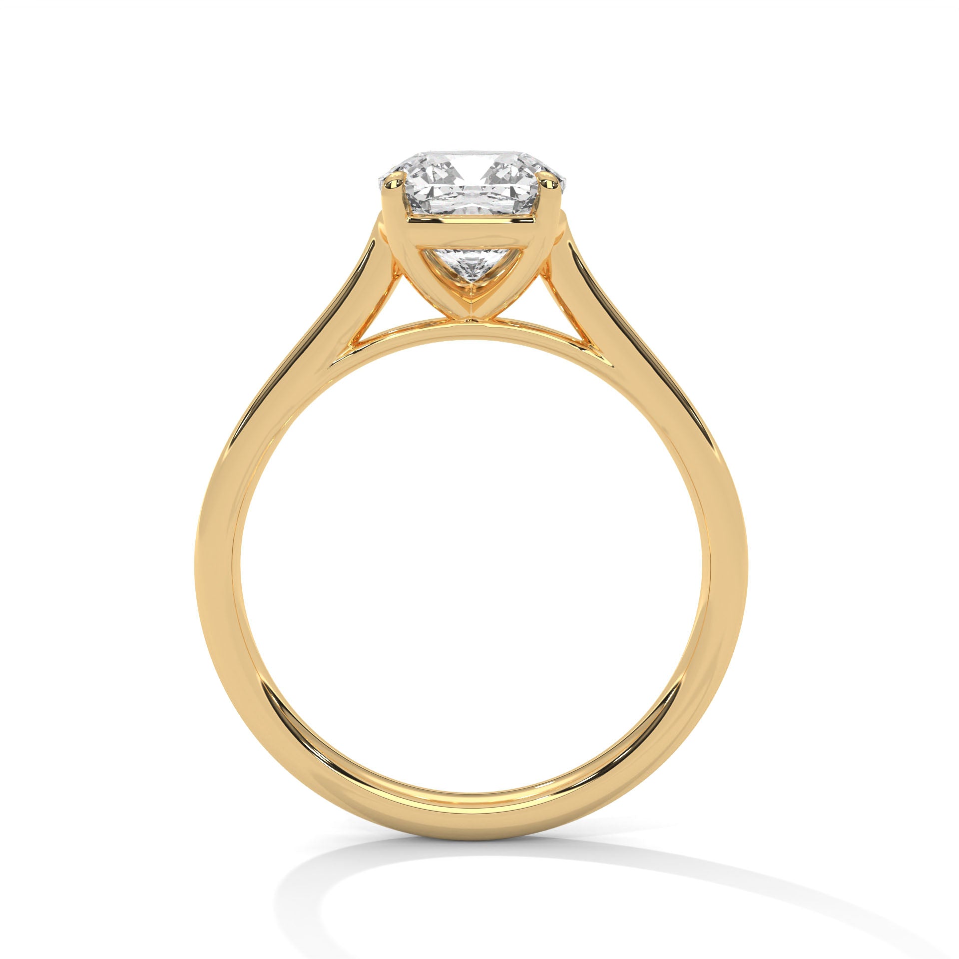Celestia 2.00 CT Cushion-Cut Diamond Solitaire Ring | 14K & 18K Gold