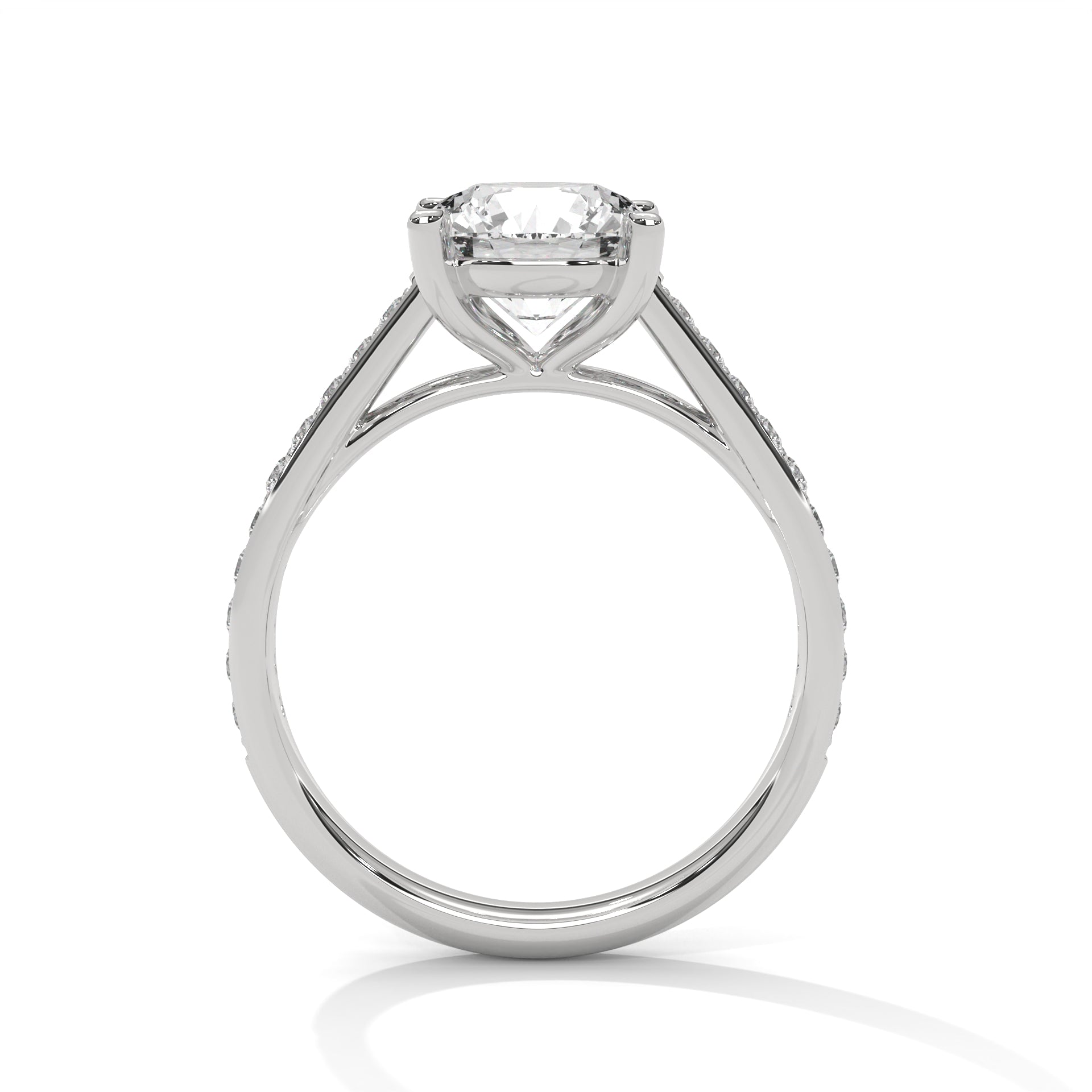 Eternal Glow 1CT Round Lab-Grown Diamond Engagement Ring | 1.28 CTW