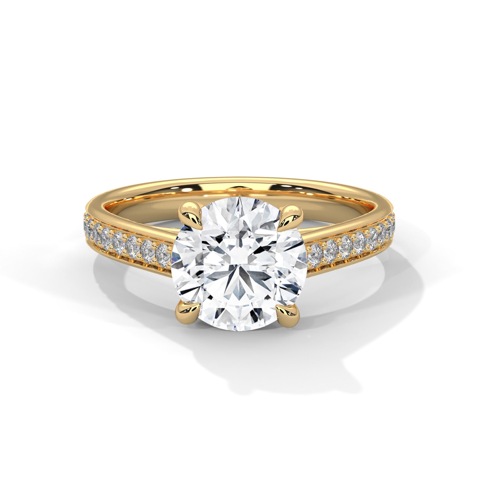 Eternal Glow 1CT Round Lab-Grown Diamond Engagement Ring | 1.28 CTW