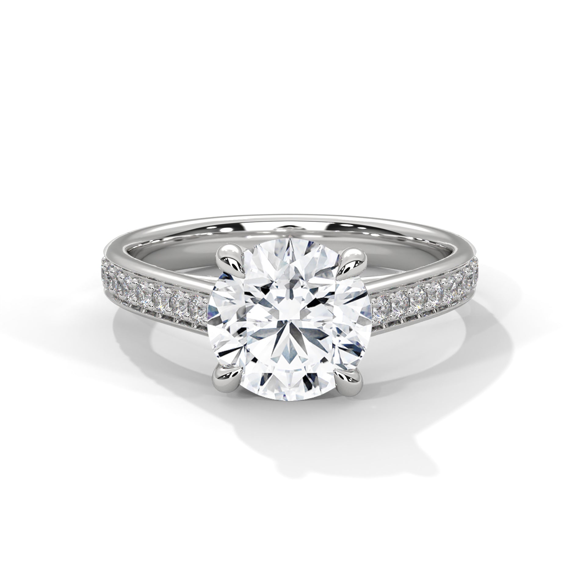 Eternal Glow 1CT Round Lab-Grown Diamond Engagement Ring | 1.28 CTW