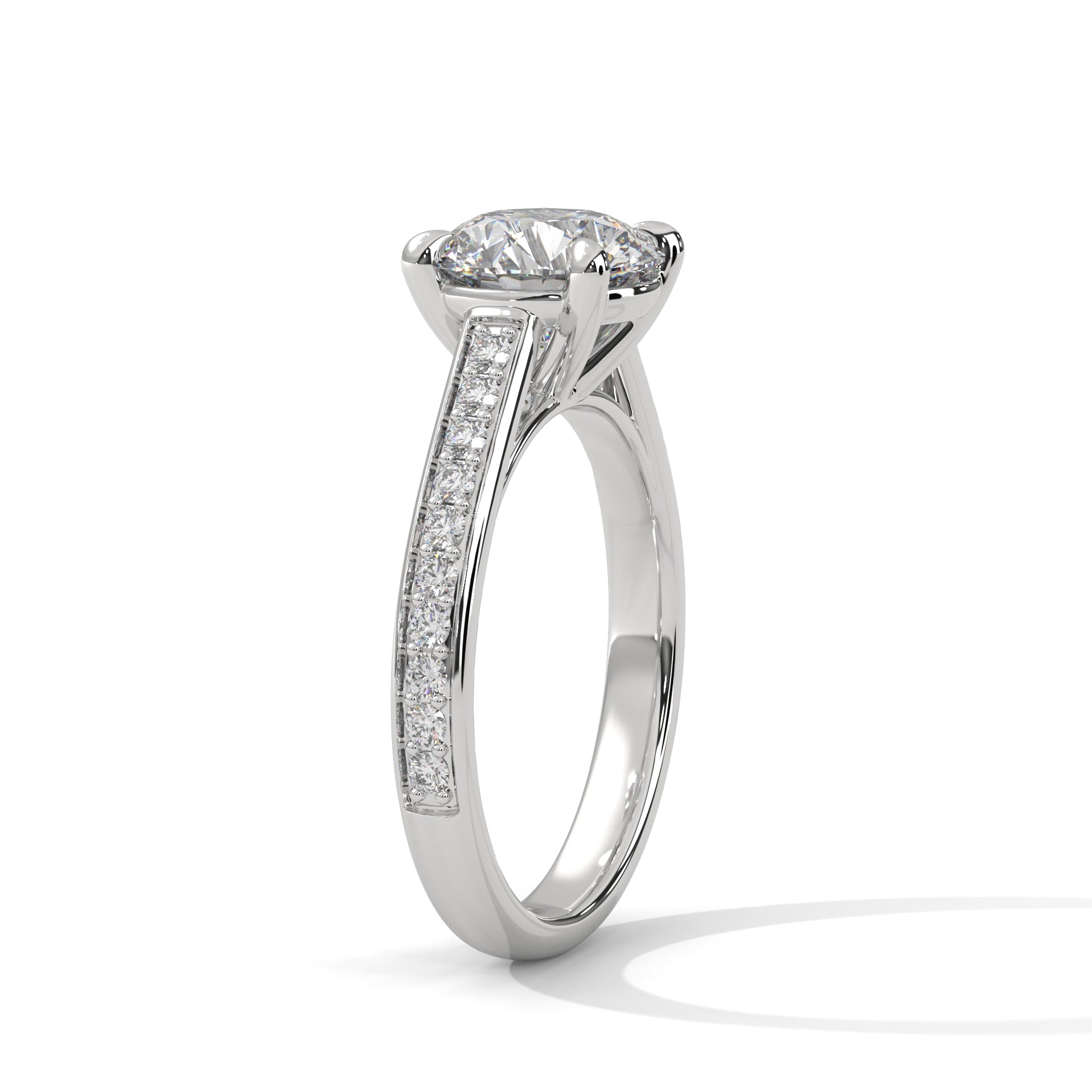 Eternal Glow 1CT Round Lab-Grown Diamond Engagement Ring | 1.28 CTW