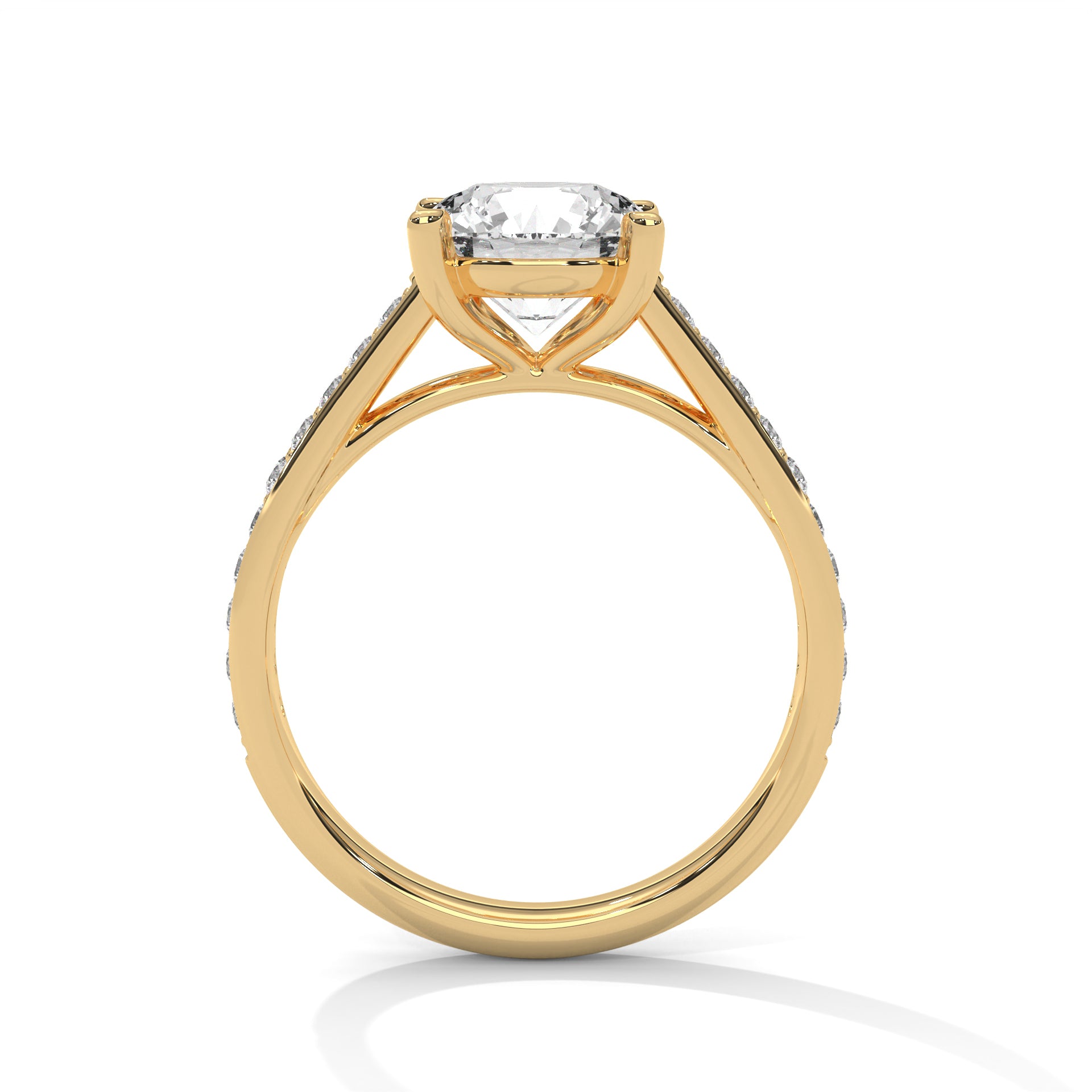 Eternal Glow 1CT Round Lab-Grown Diamond Engagement Ring | 1.28 CTW