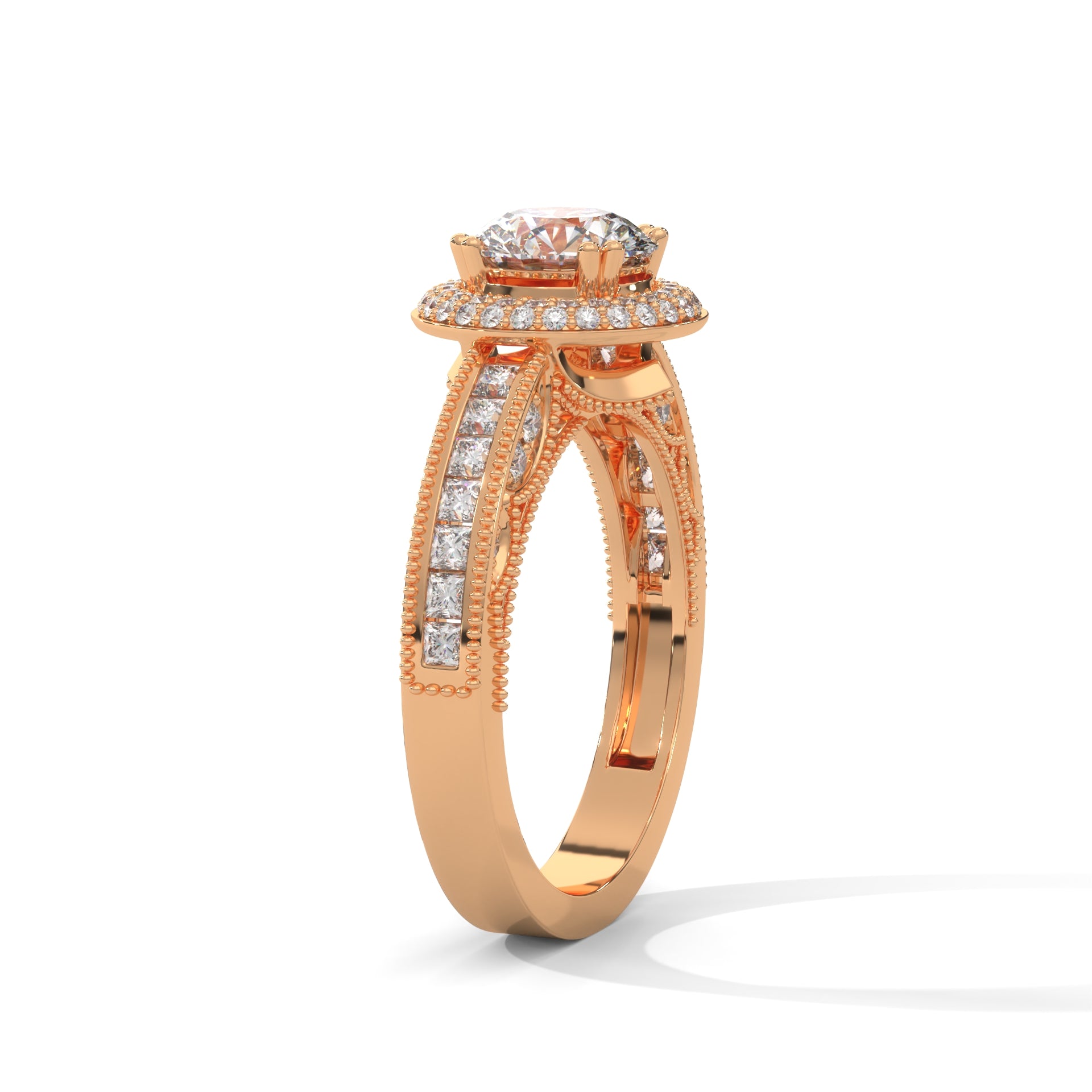 The Grand Aurora 1.92 CTW Round-Cut Diamond Engagement Ring | E-VVS2