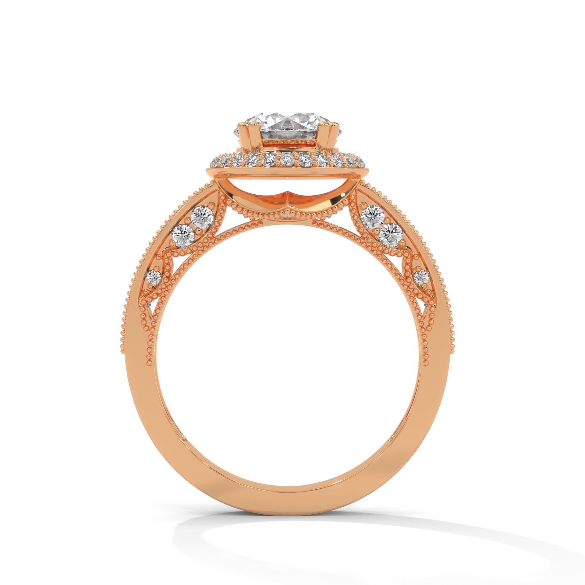 The Grand Aurora 1.92 CTW Round-Cut Diamond Engagement Ring | E-VVS2