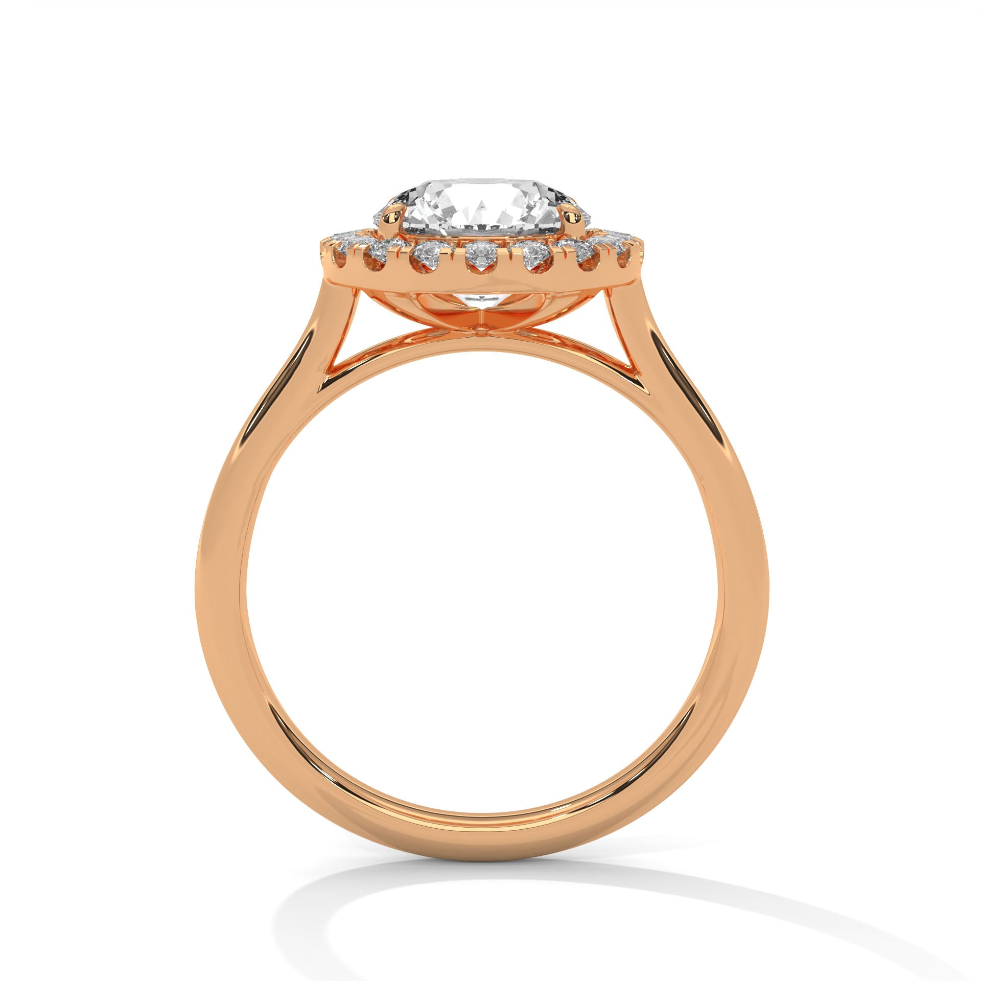 Radiance 1 CT Round-Cut Lab Grown Diamond Halo Ring | 1.32 CTW