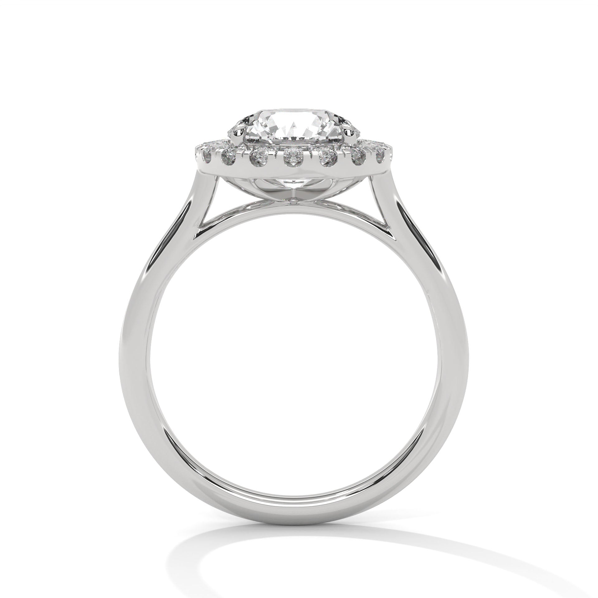 Radiance 1 CT Round-Cut Lab Grown Diamond Halo Ring | 1.32 CTW
