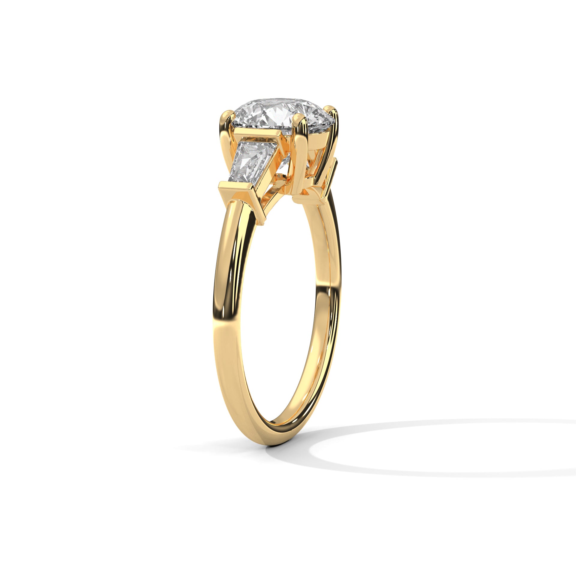 Elegance 1CT Round Lab-Grown Diamond Engagement Ring | 1.58 CTW