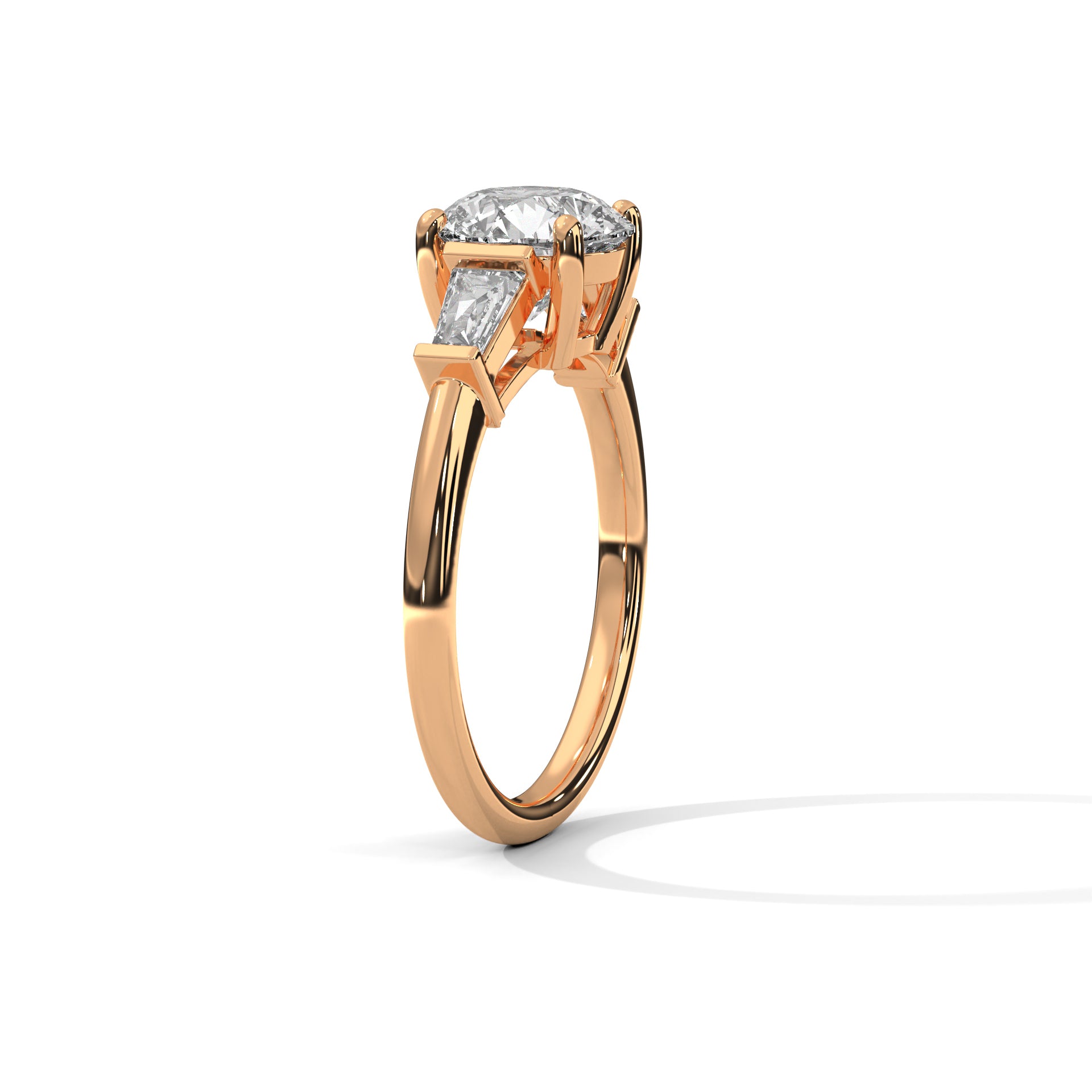 Elegance 1CT Round Lab-Grown Diamond Engagement Ring | 1.58 CTW