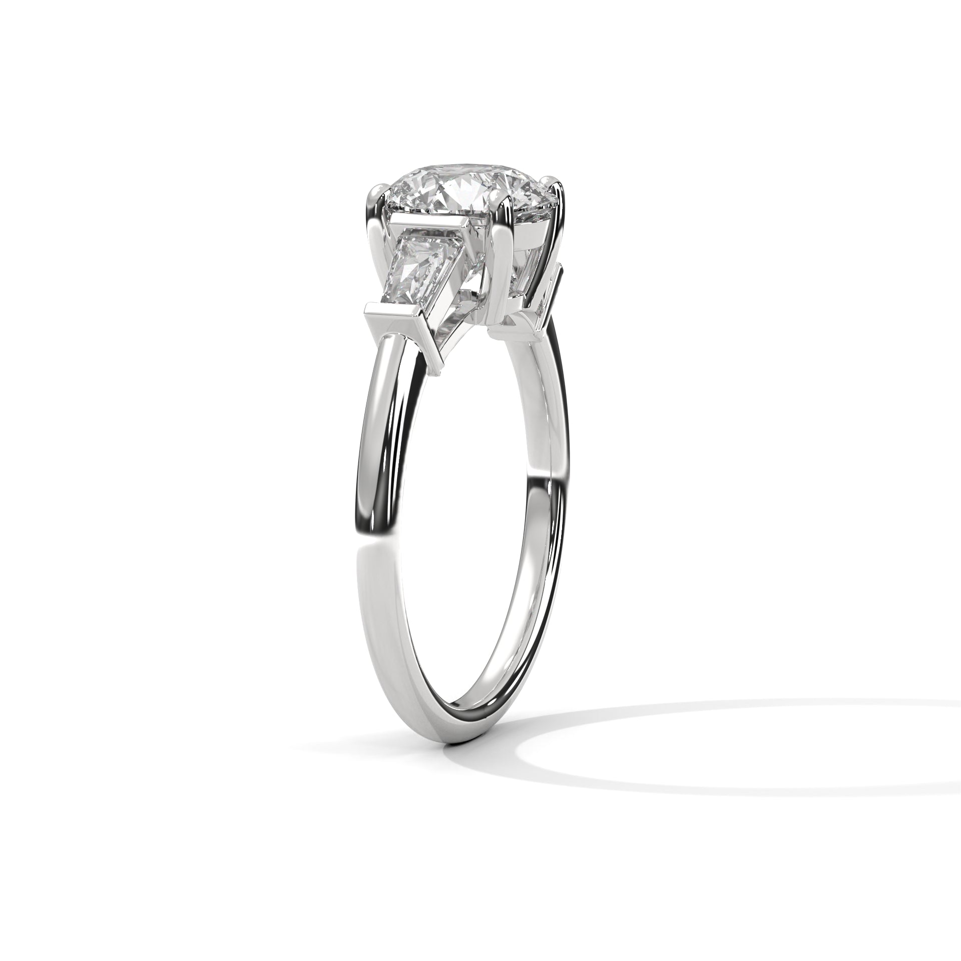 Elegance 1CT Round Lab-Grown Diamond Engagement Ring | 1.58 CTW