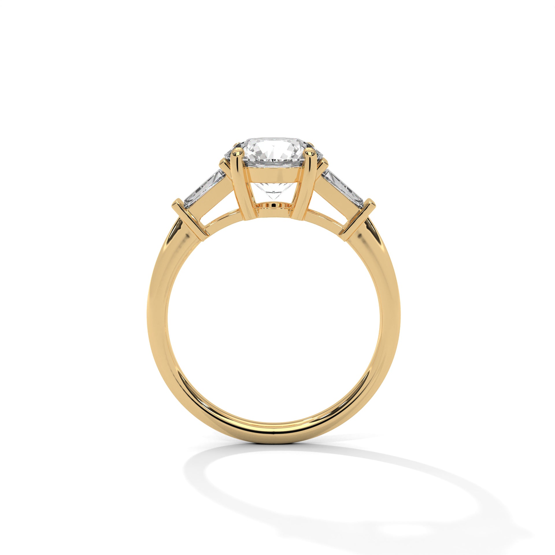 Elegance 1CT Round Lab-Grown Diamond Engagement Ring | 1.58 CTW