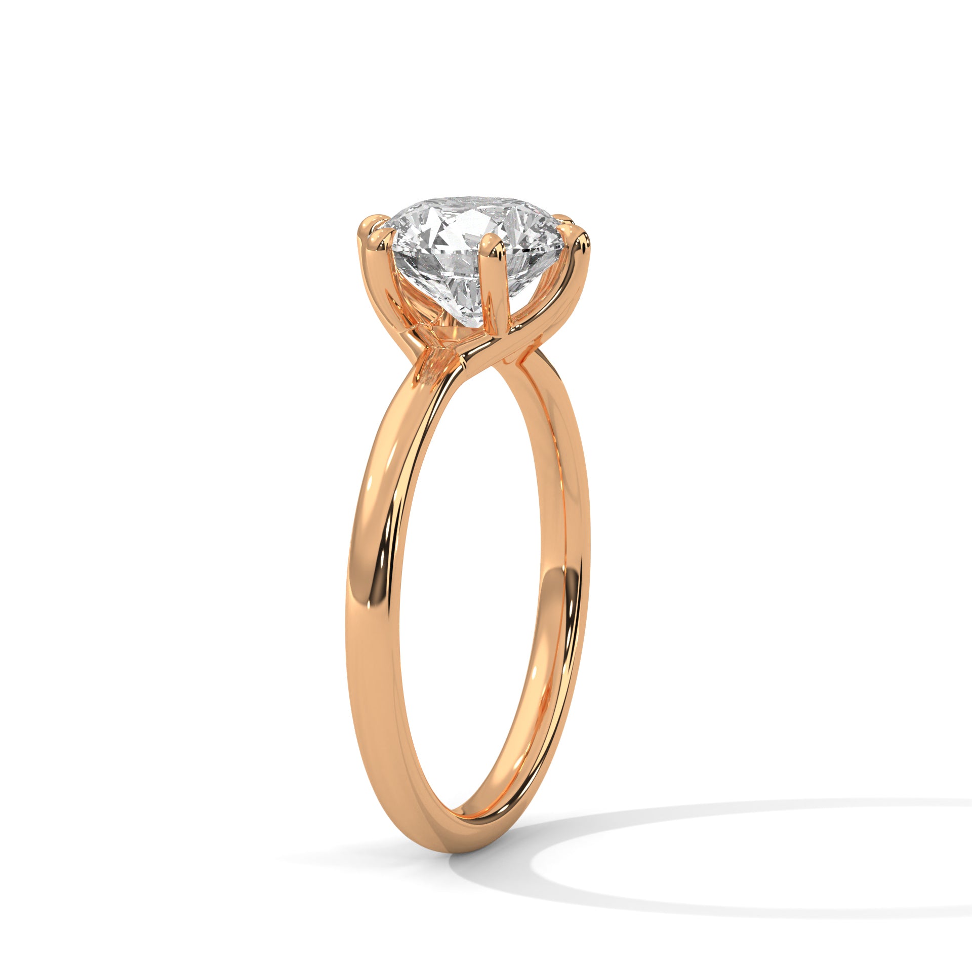 Dahlia 1 CT Cushion Lab-Grown Diamond Solitaire Engagement Ring