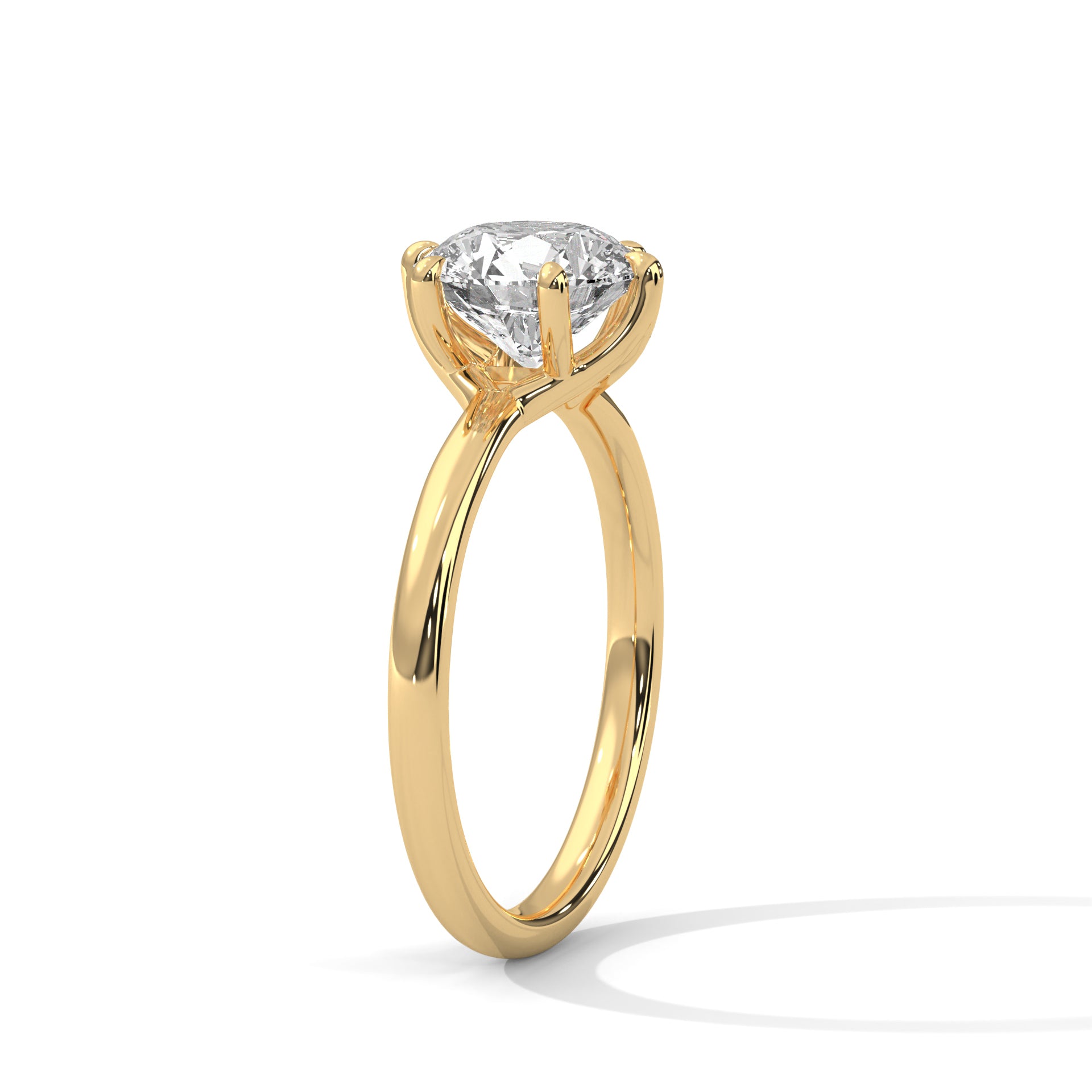 Dahlia 1 CT Cushion Lab-Grown Diamond Solitaire Engagement Ring