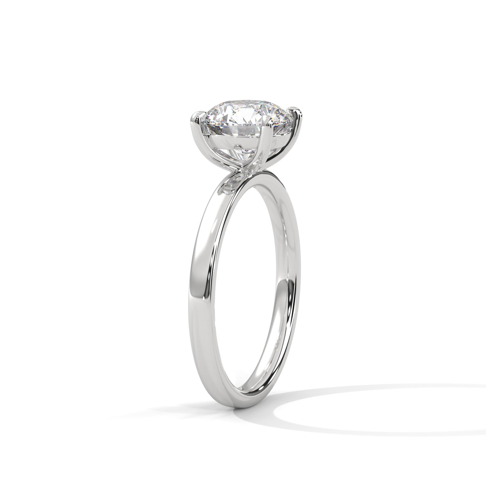 Calista 1ct Round Lab-Grown Diamond Solitaire Engagement Ring