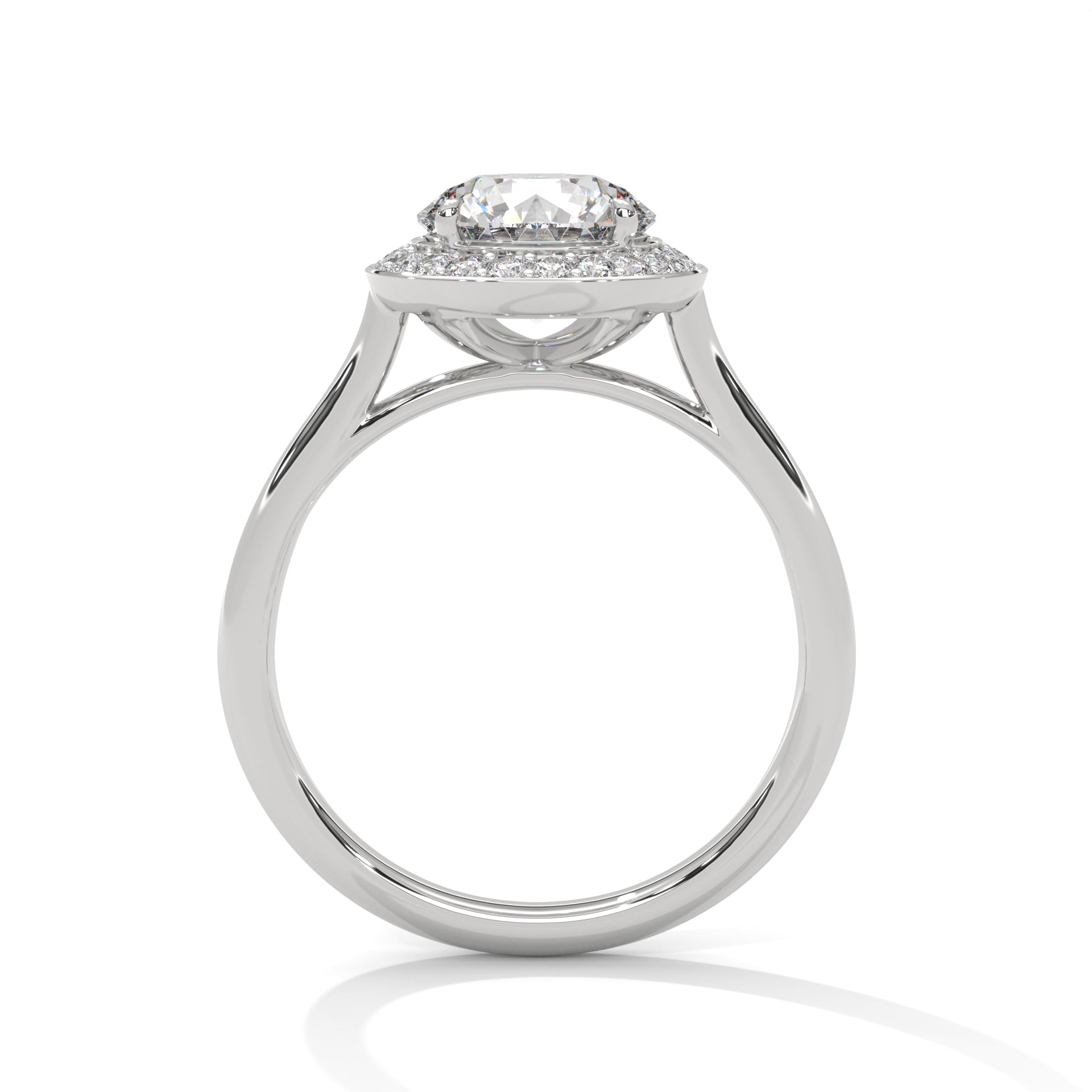 Aura 1.5CT Round Lab-Grown Diamond Engagement Ring | 1.71 CTW