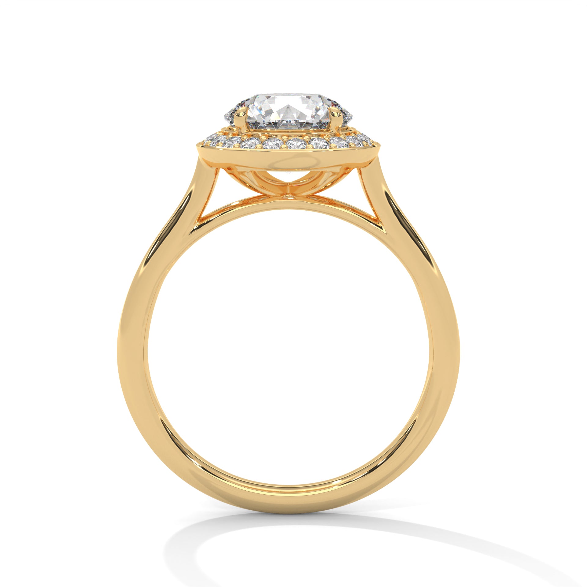 Aura 1.5CT Round Lab-Grown Diamond Engagement Ring | 1.71 CTW