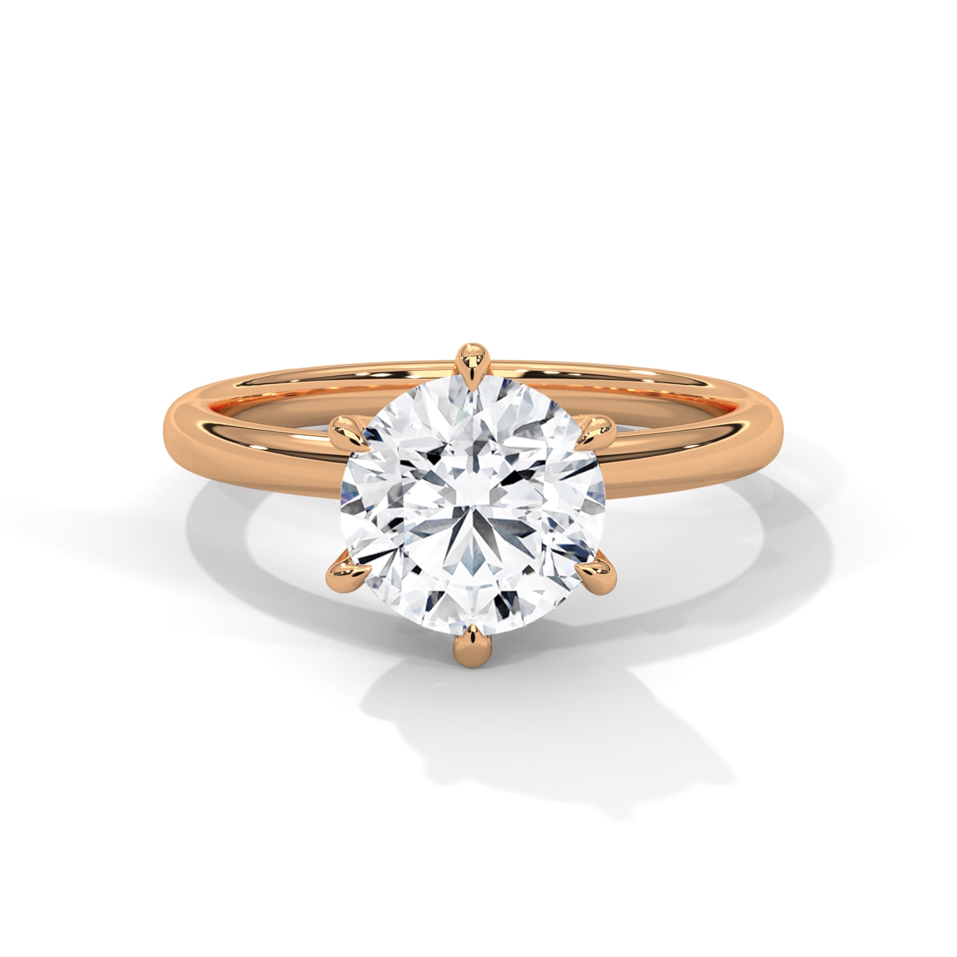 Daphne 1ct Round Lab-Grown Diamond Solitaire Engagement Ring