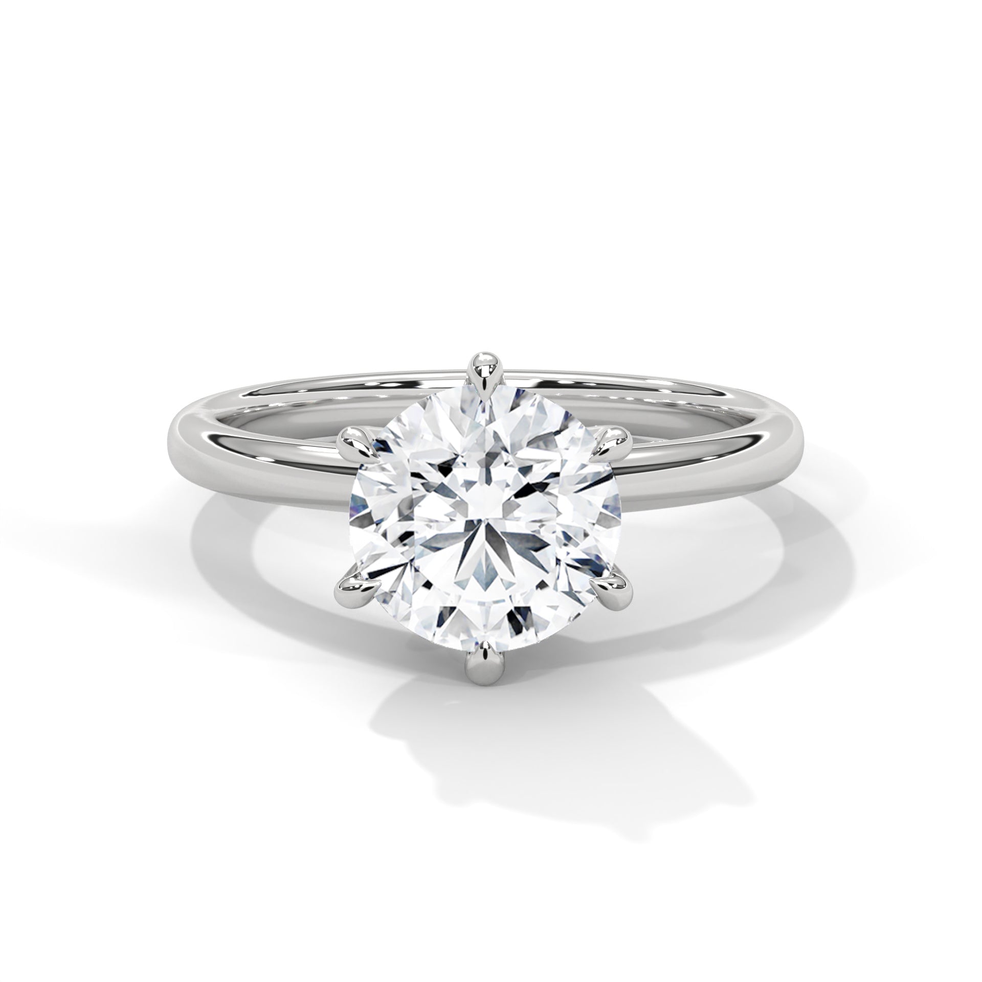 Daphne 1ct Round Lab-Grown Diamond Solitaire Engagement Ring