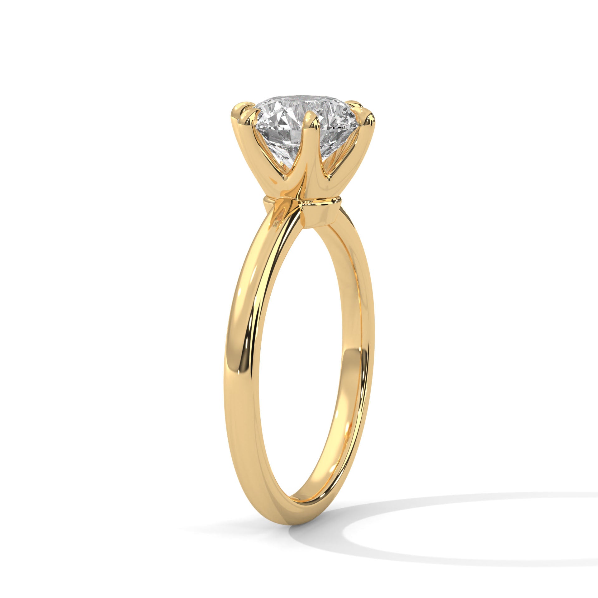 Daphne 1ct Round Lab-Grown Diamond Solitaire Engagement Ring