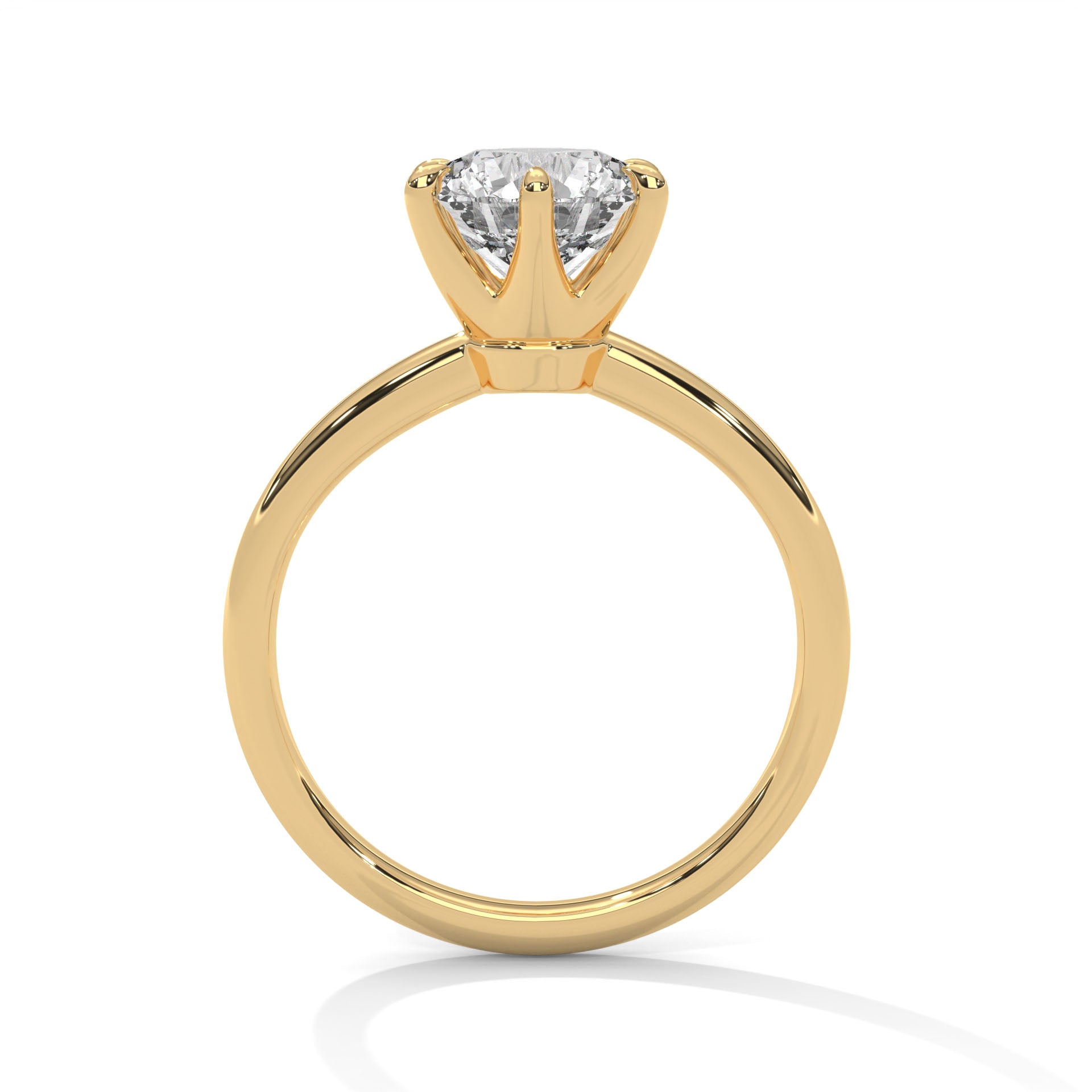 Daphne 1ct Round Lab-Grown Diamond Solitaire Engagement Ring