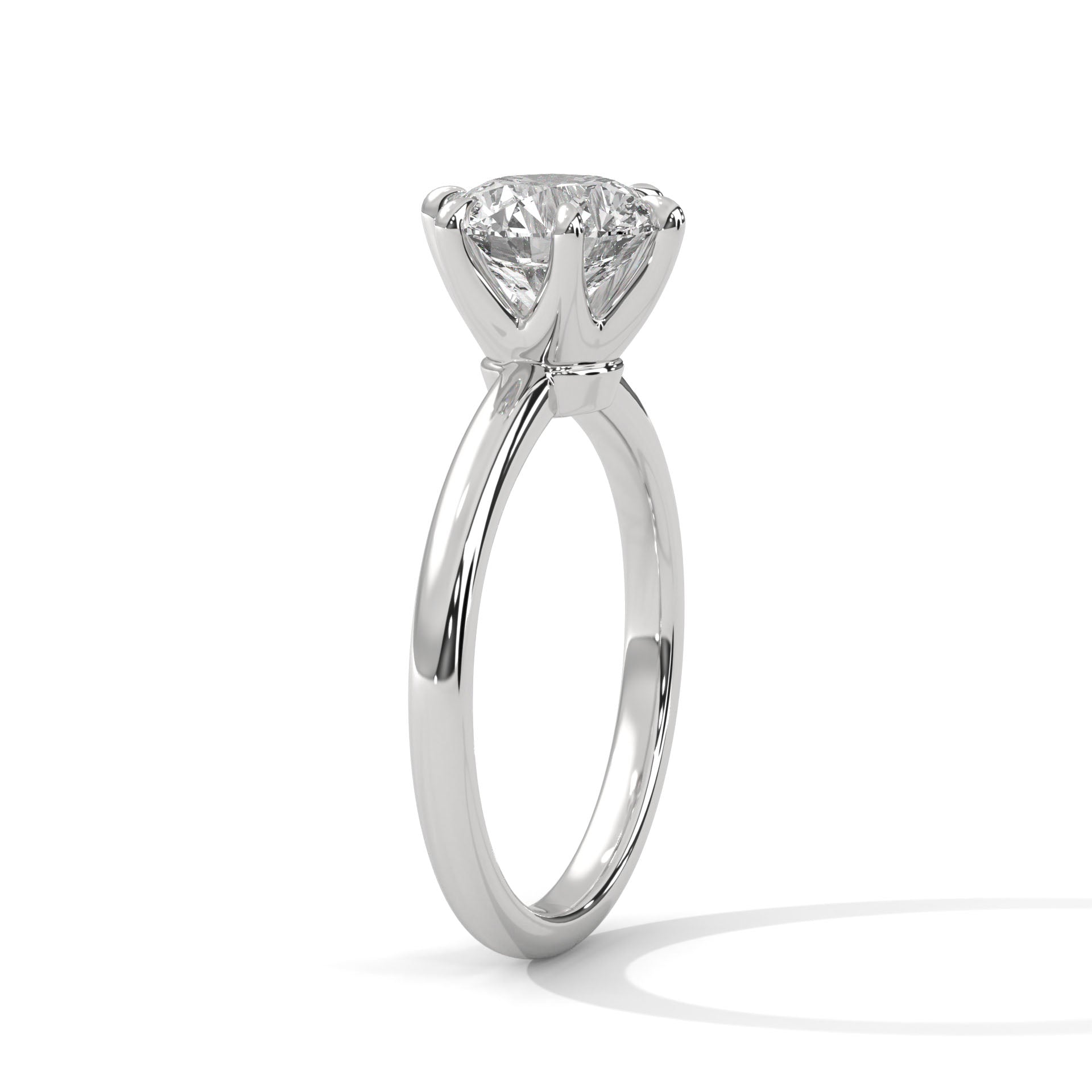 Daphne 1ct Round Lab-Grown Diamond Solitaire Engagement Ring