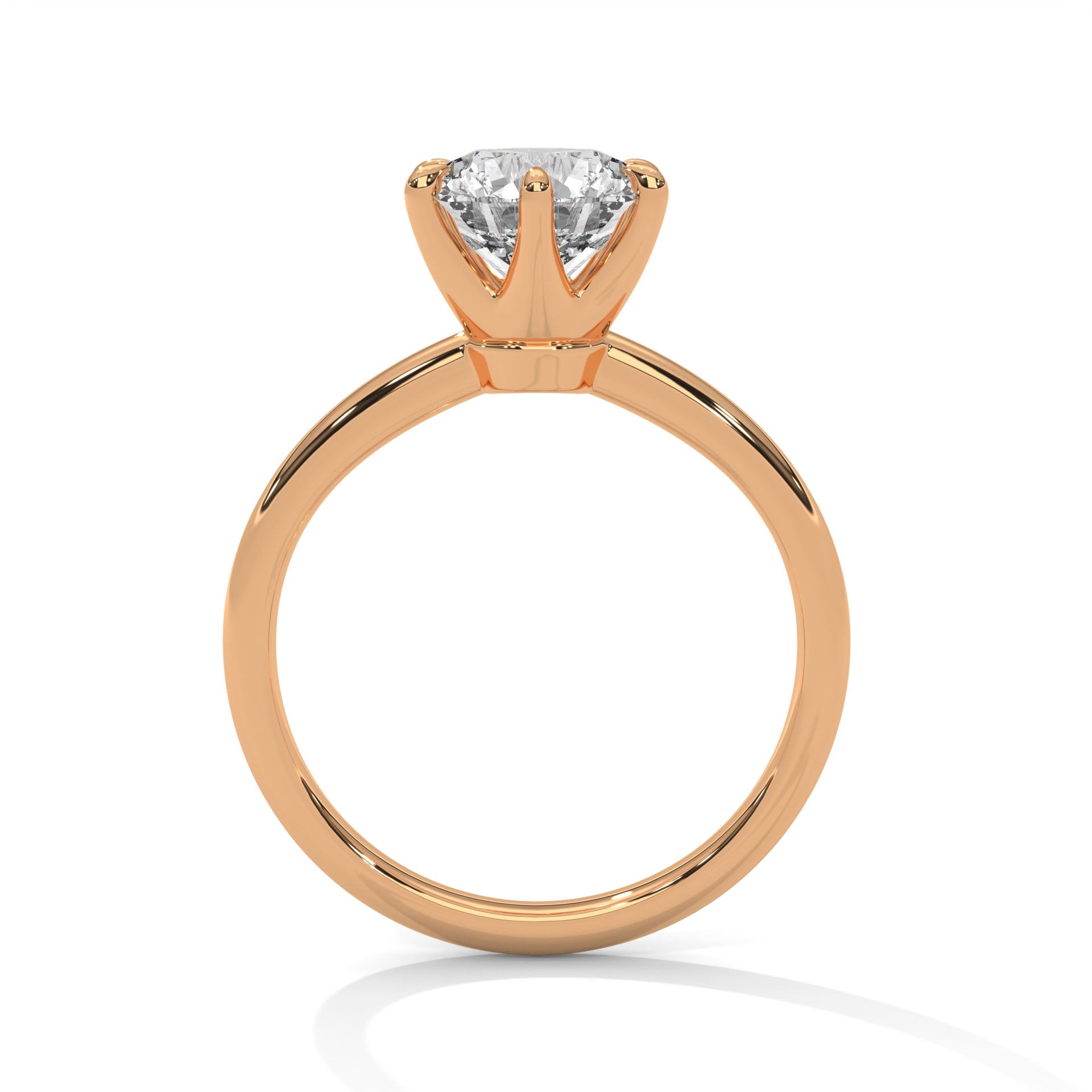 Daphne 1ct Round Lab-Grown Diamond Solitaire Engagement Ring