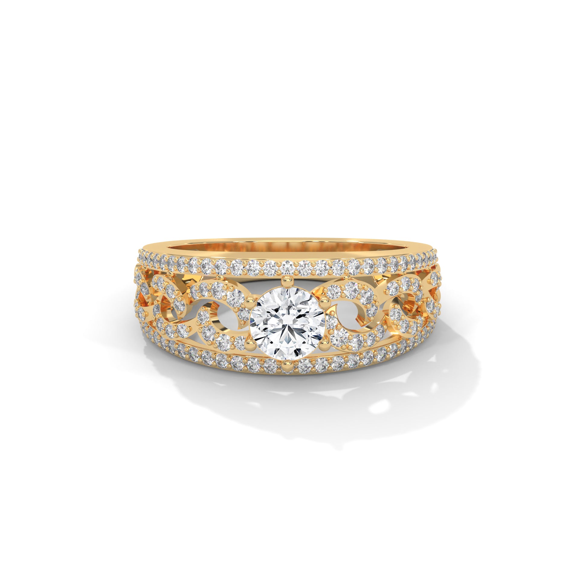 Verona 1.03 CTW Round Lab-Grown Diamond Ring