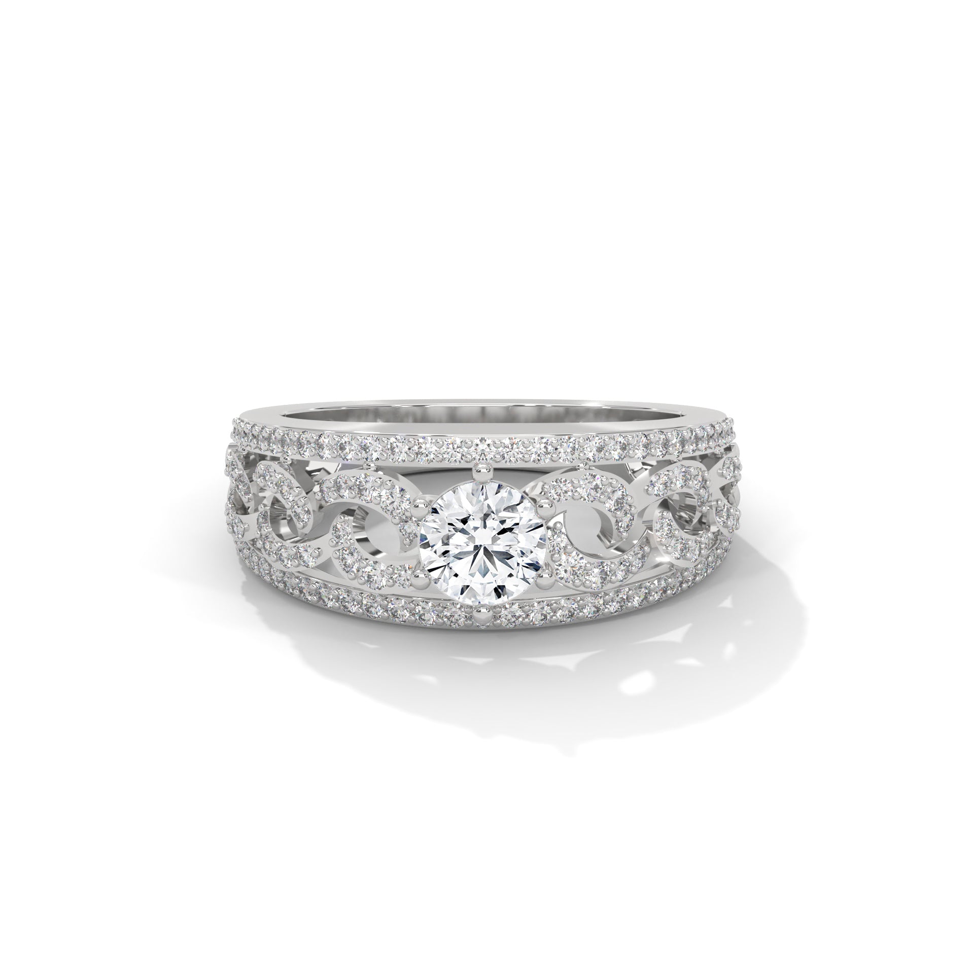 Verona 1.03 CTW Round Lab-Grown Diamond Ring