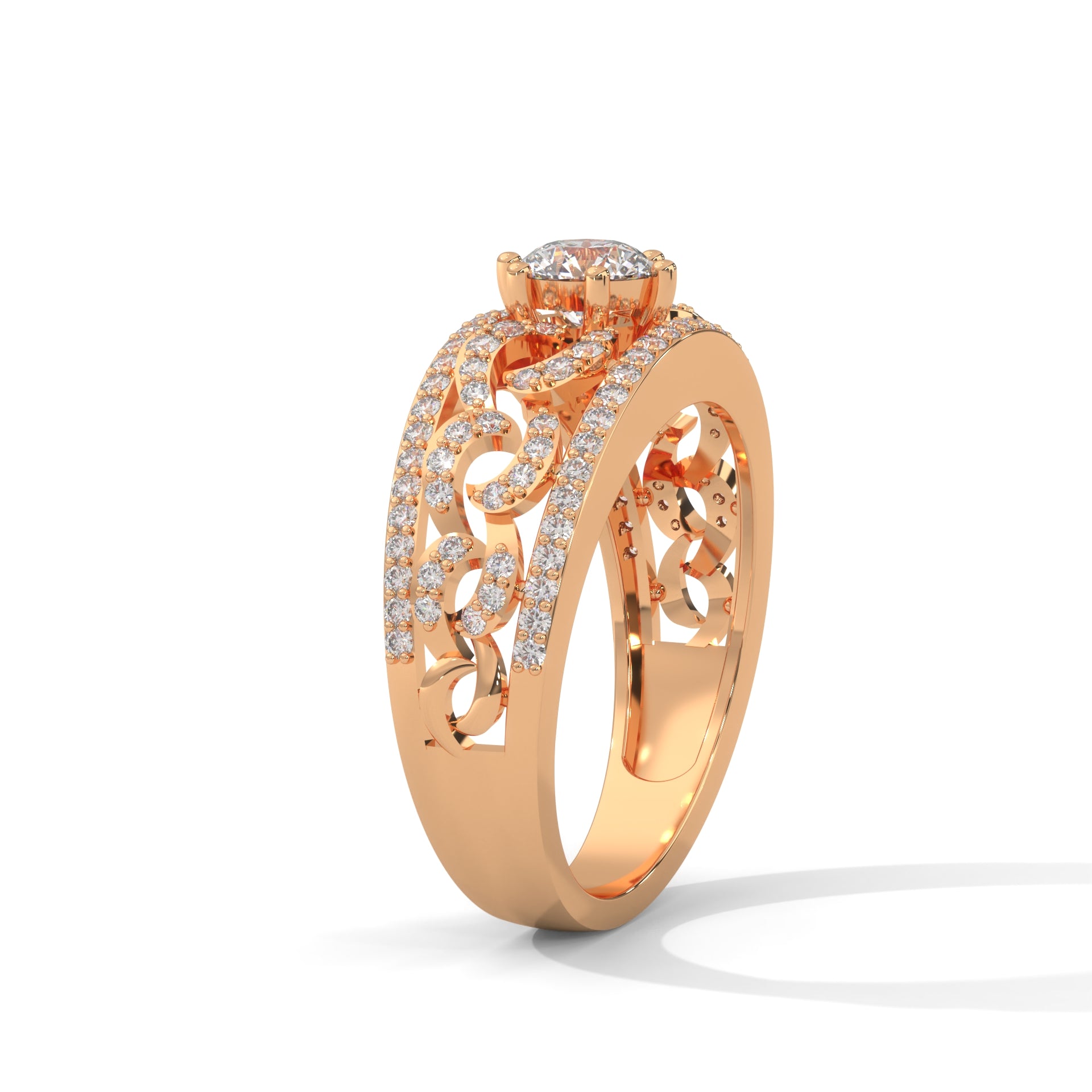 Verona 1.03 CTW Round Lab-Grown Diamond Ring