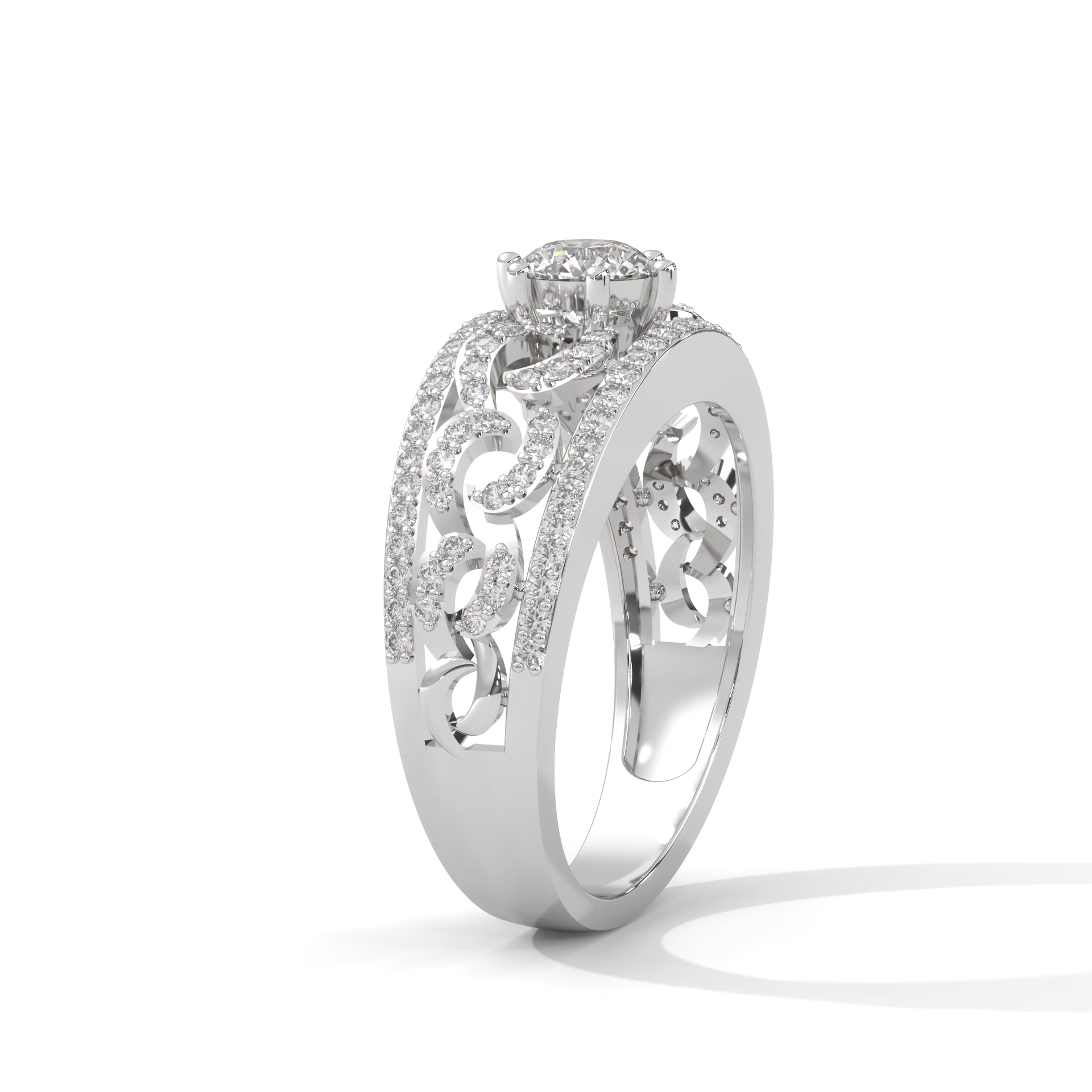 Verona 1.03 CTW Round Lab-Grown Diamond Ring