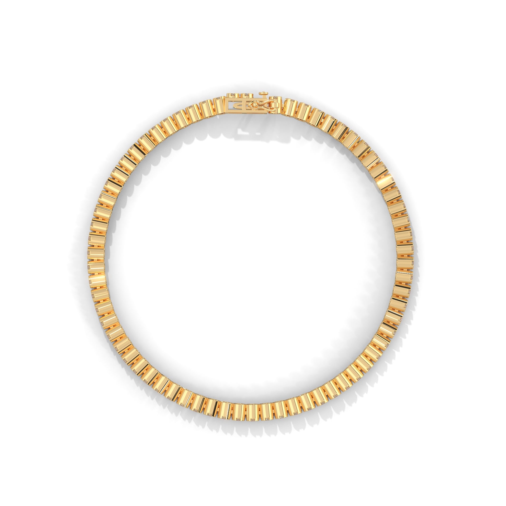 EternaLuxe Round-Cut Lab-Grown Diamond Tennis Bracelet | 1.30 CTW