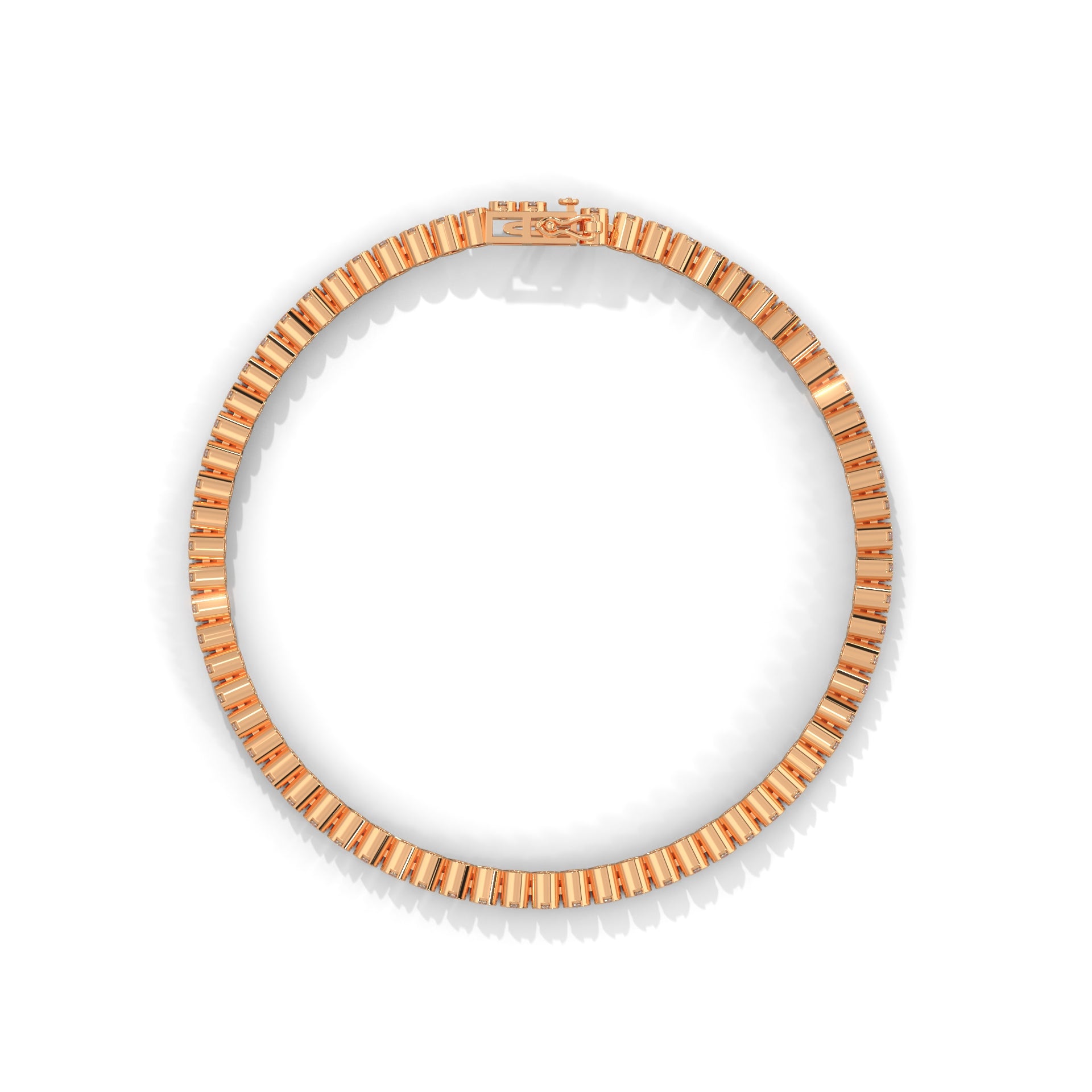 EternaLuxe Round-Cut Lab-Grown Diamond Tennis Bracelet | 1.30 CTW
