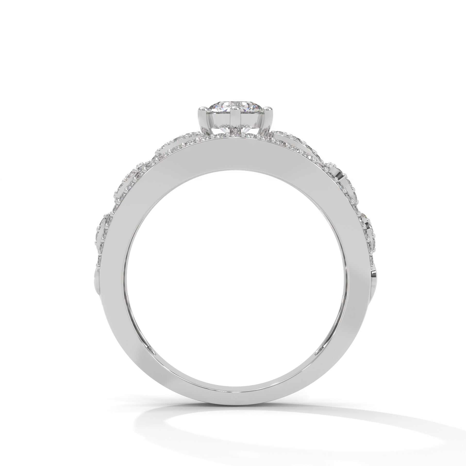 Verona 1.03 CTW Round Lab-Grown Diamond Ring