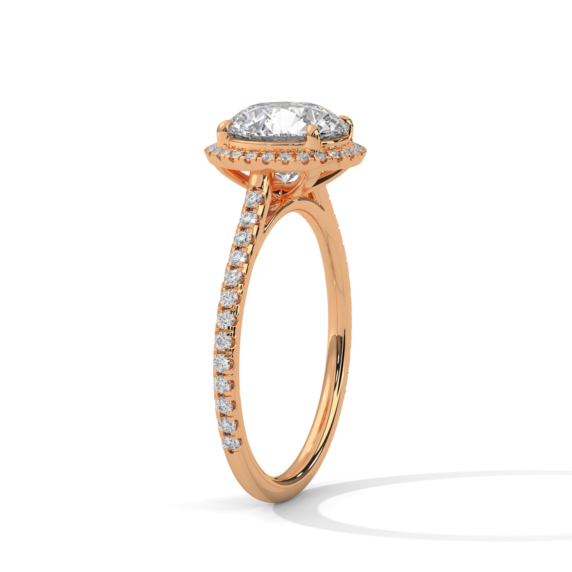 Brilliance 3CT Round Lab-Grown Diamond Engagement Ring | 3.34 CTW