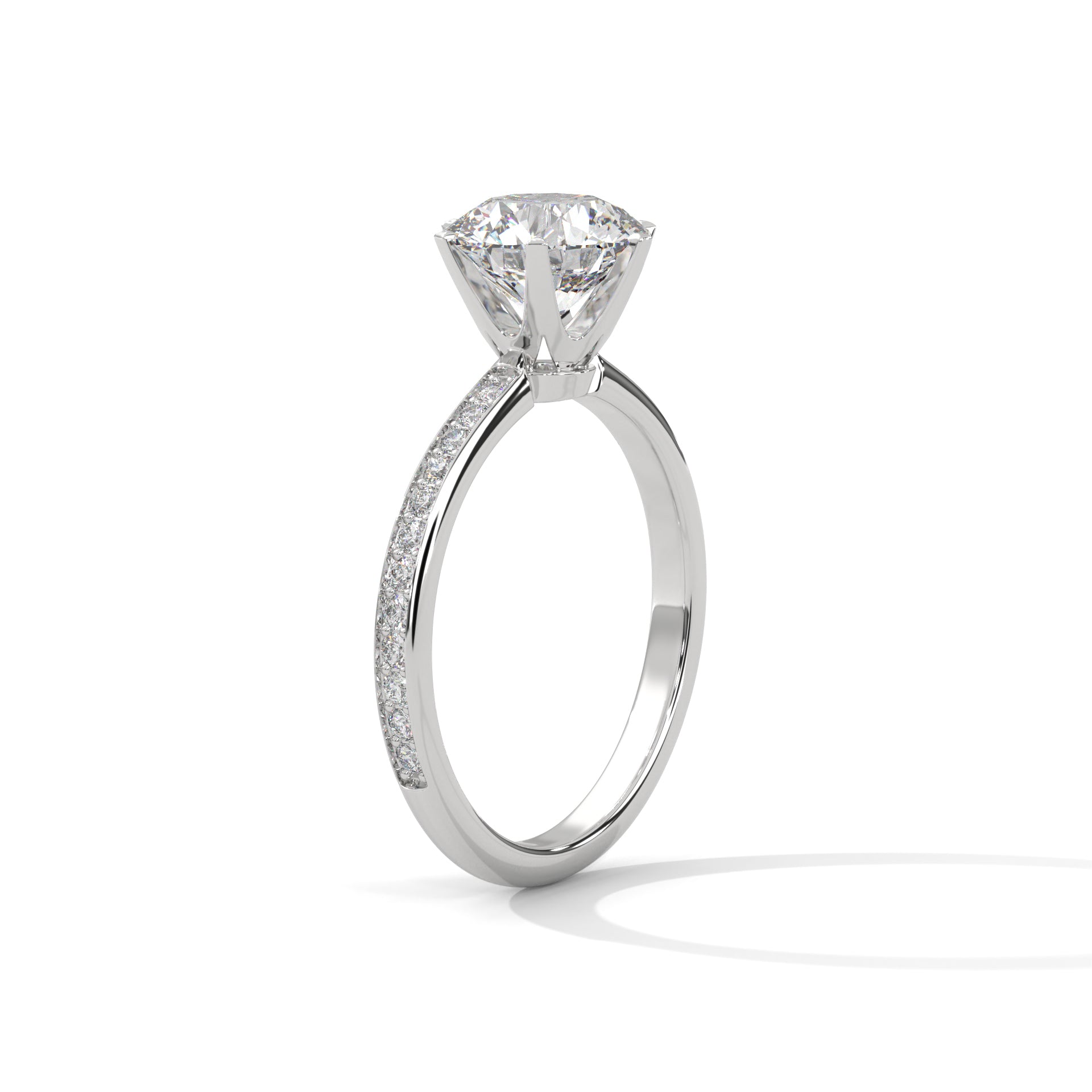 Celestial Glow 2.0ct Round Lab Diamond Engagement Ring | 2.24 CTW