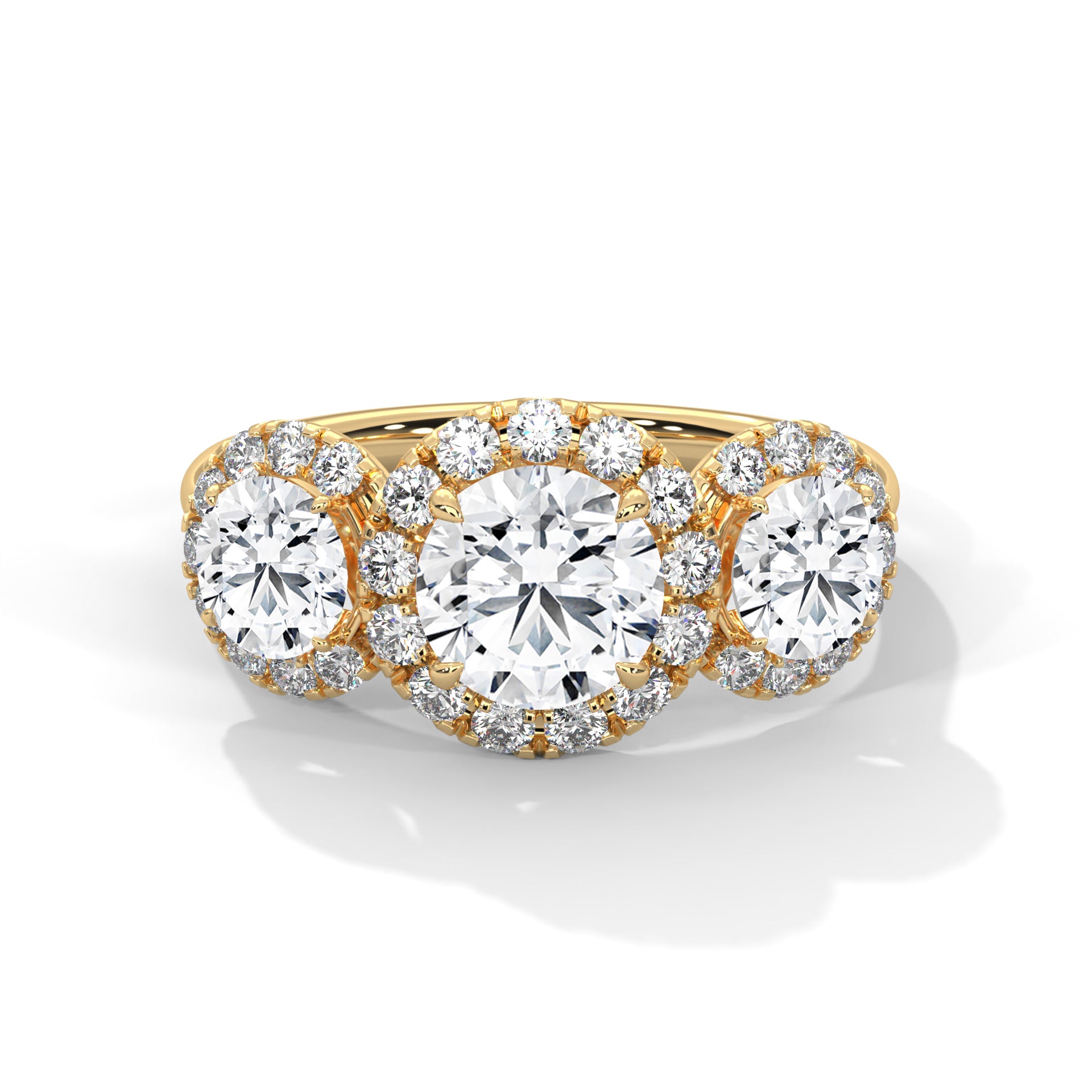 Harmony 1.5CT Round Lab-Grown Diamond Engagement Ring | 2.56 CTW